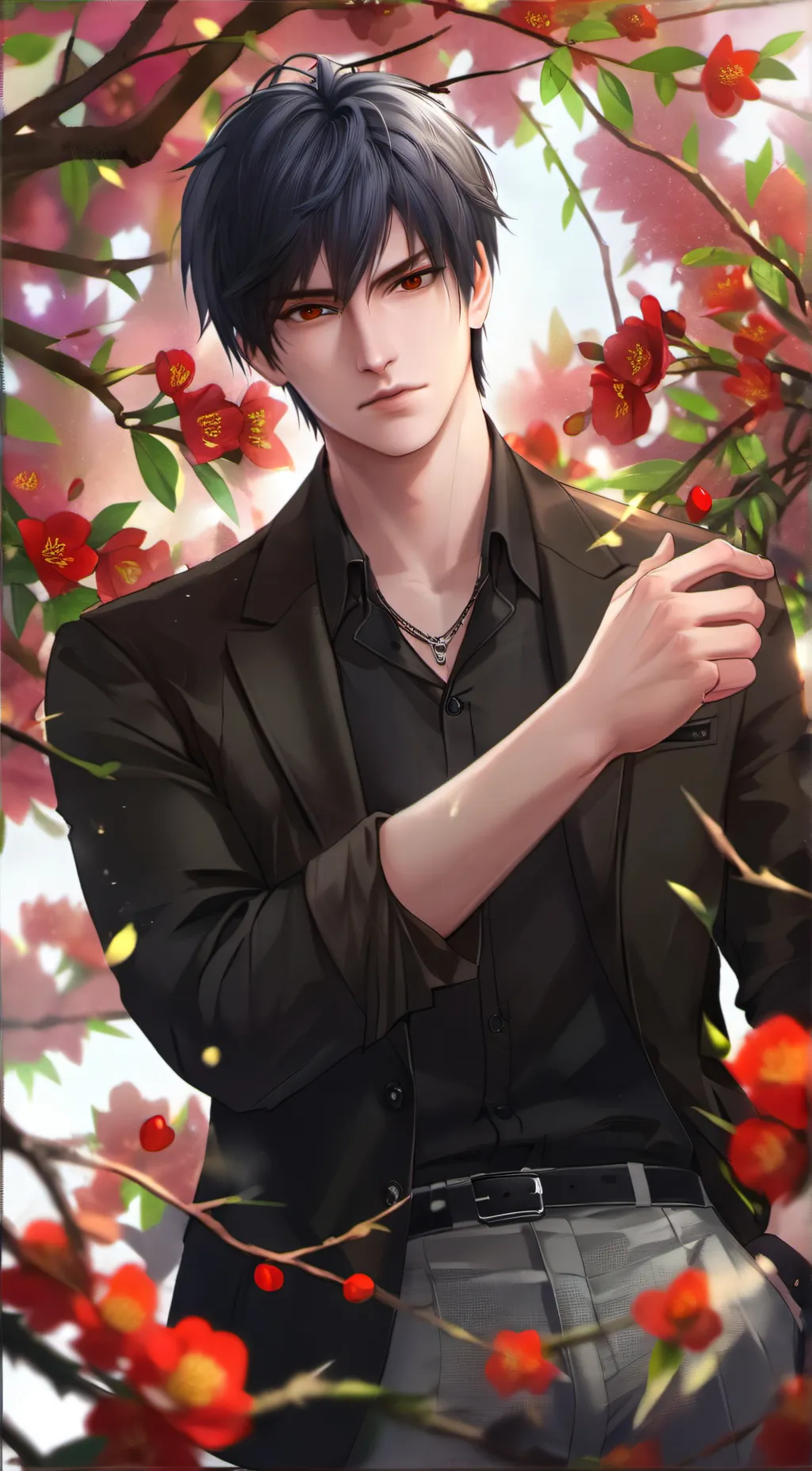 ai character: Leon background