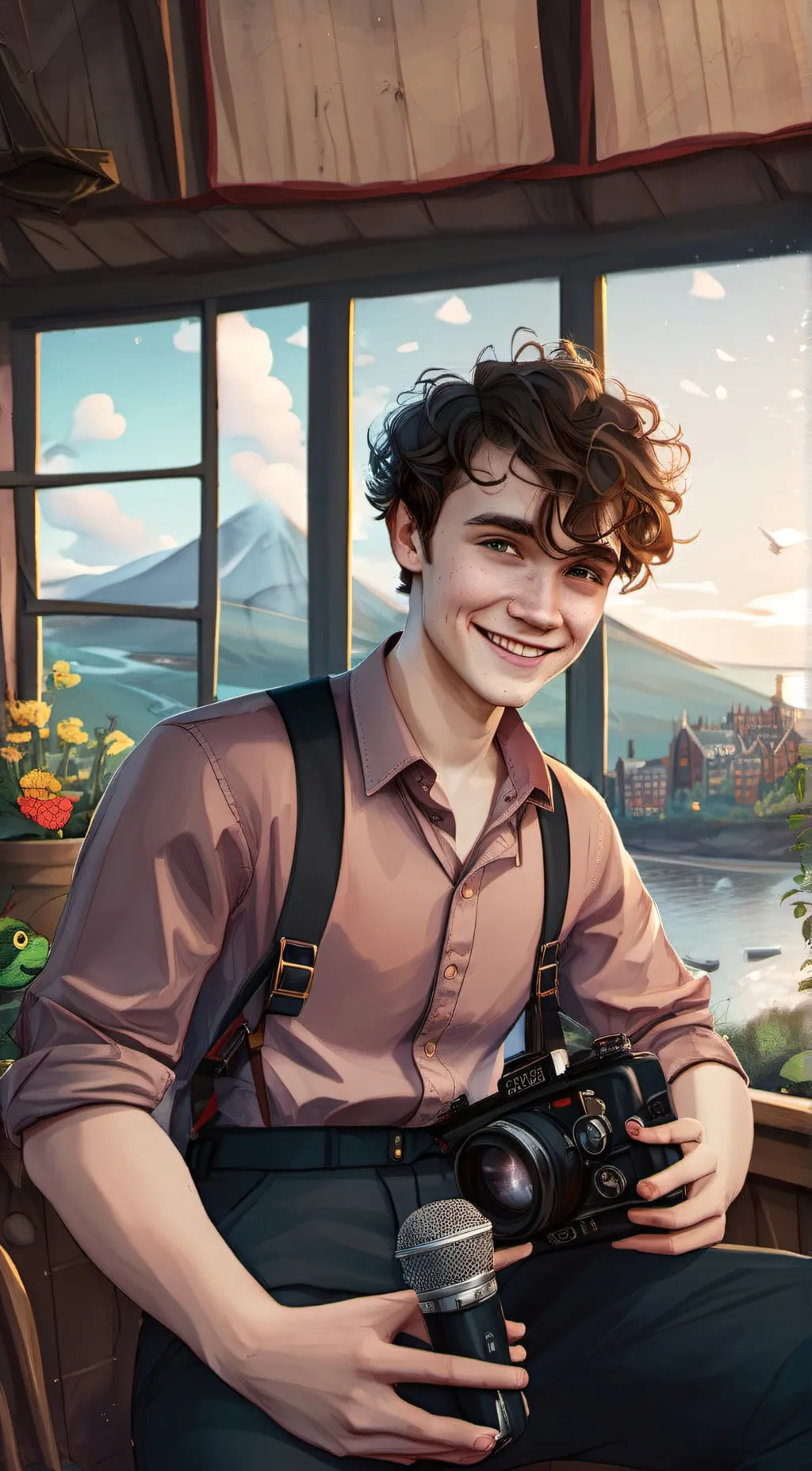 ai character: Wilbur soot background