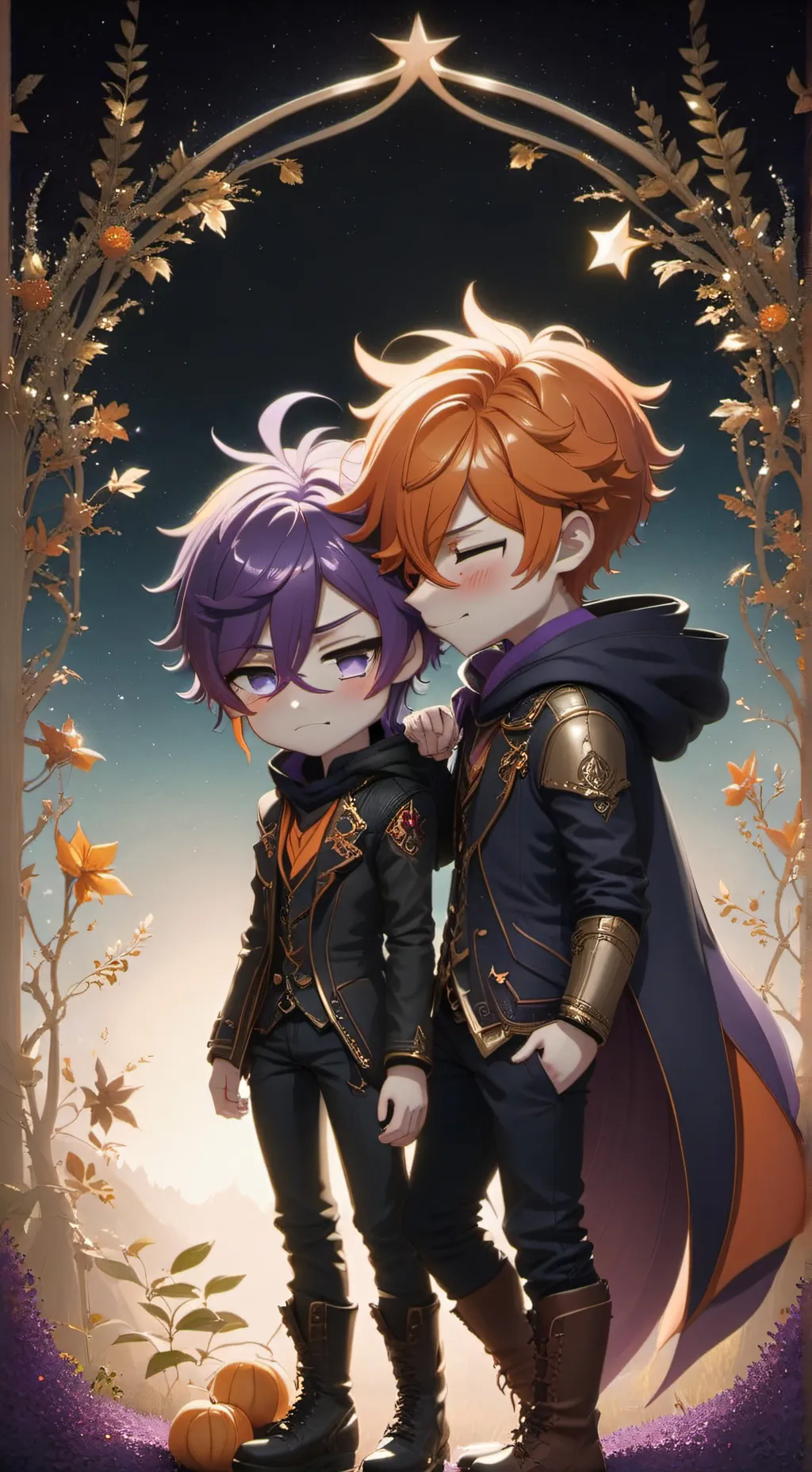 ai character: Elijah and liam background