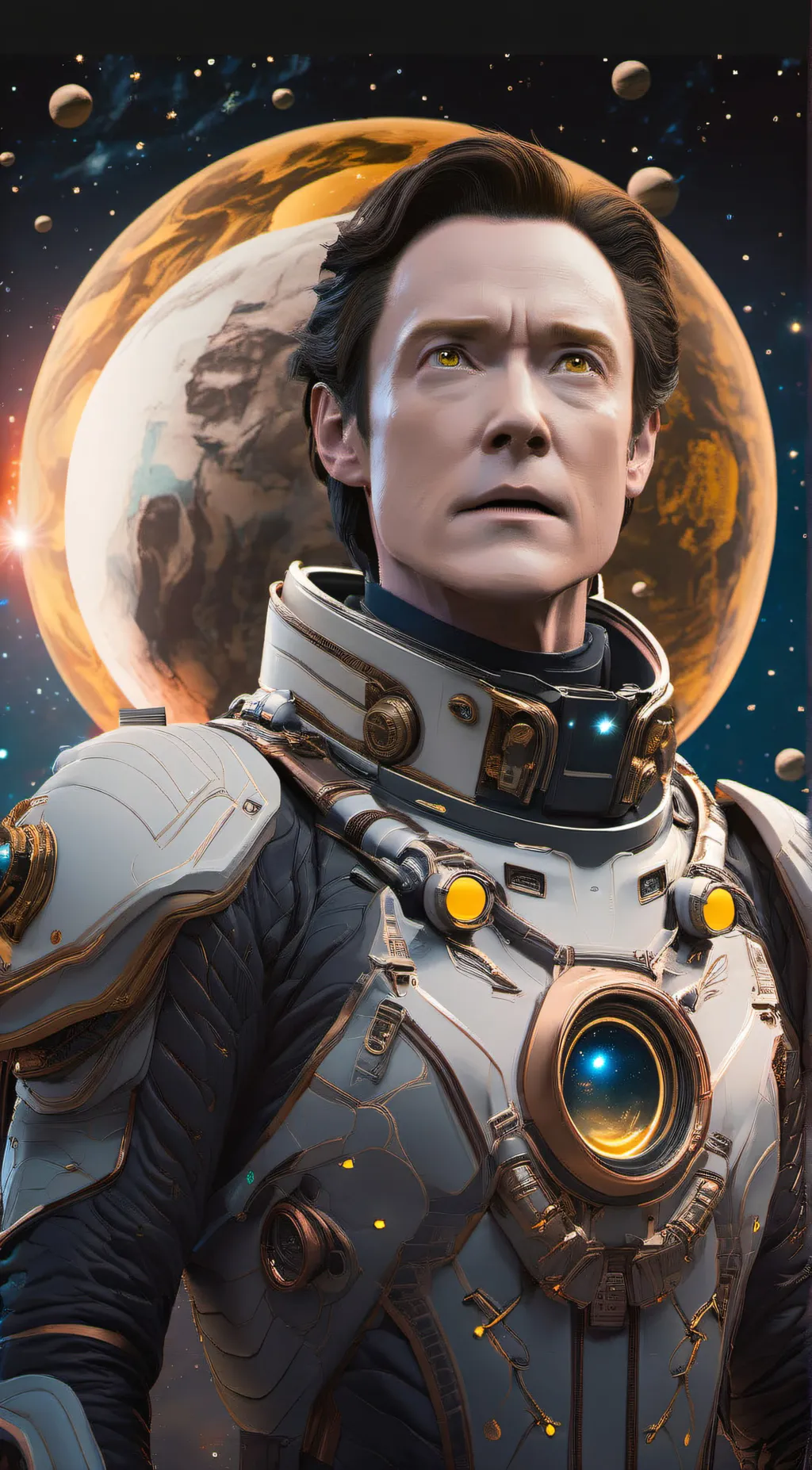 ai character: DATA background