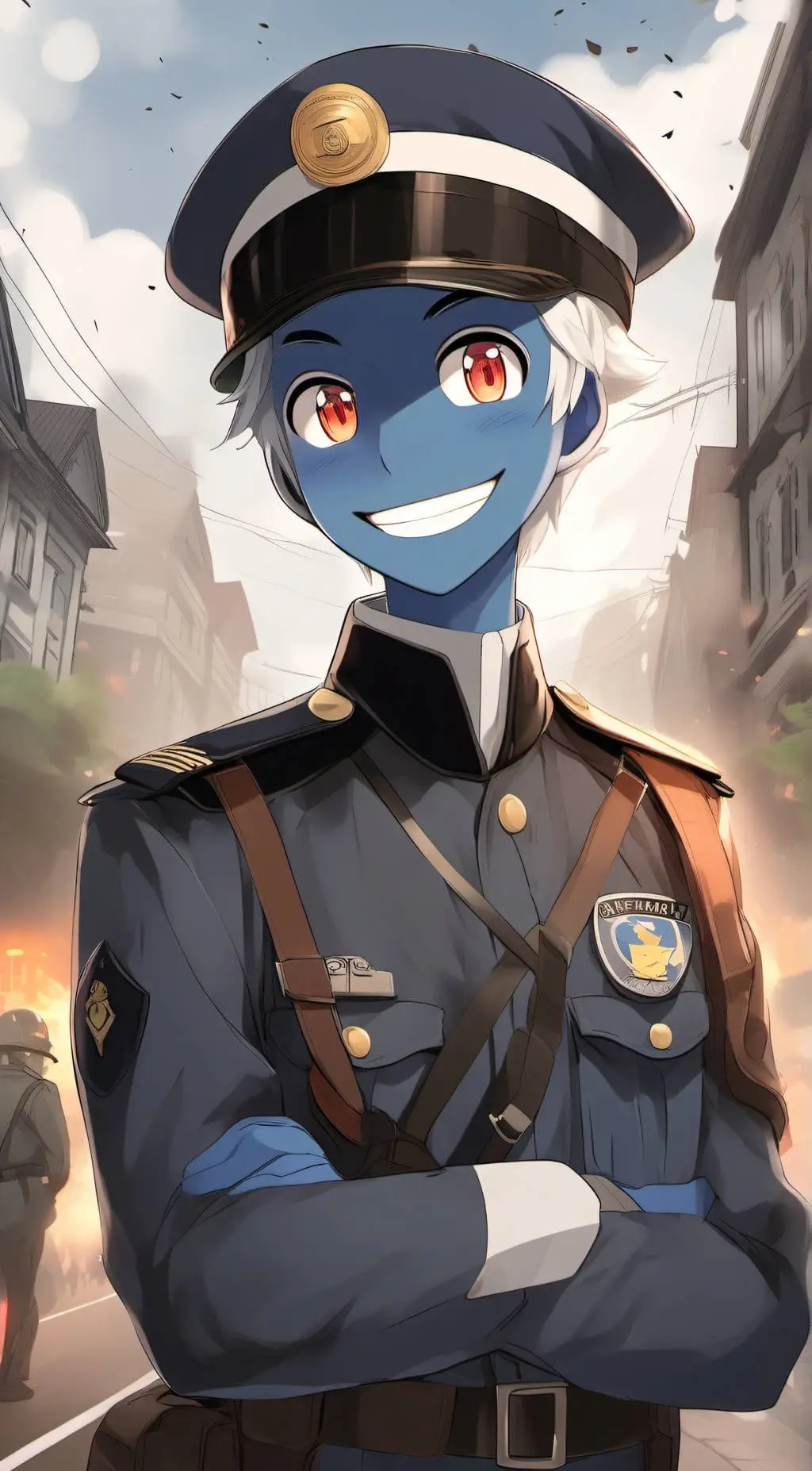 Talkie AI - Chat with Blue Guy 