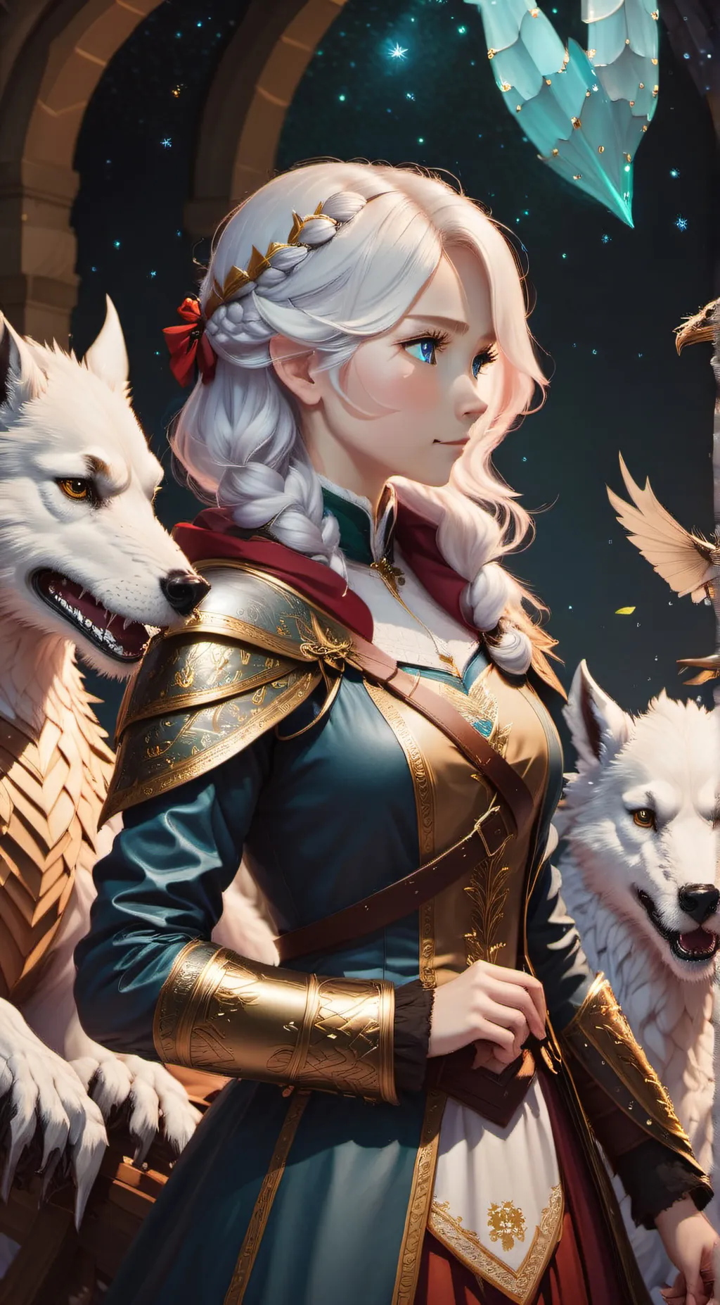 ai character: Furina  background