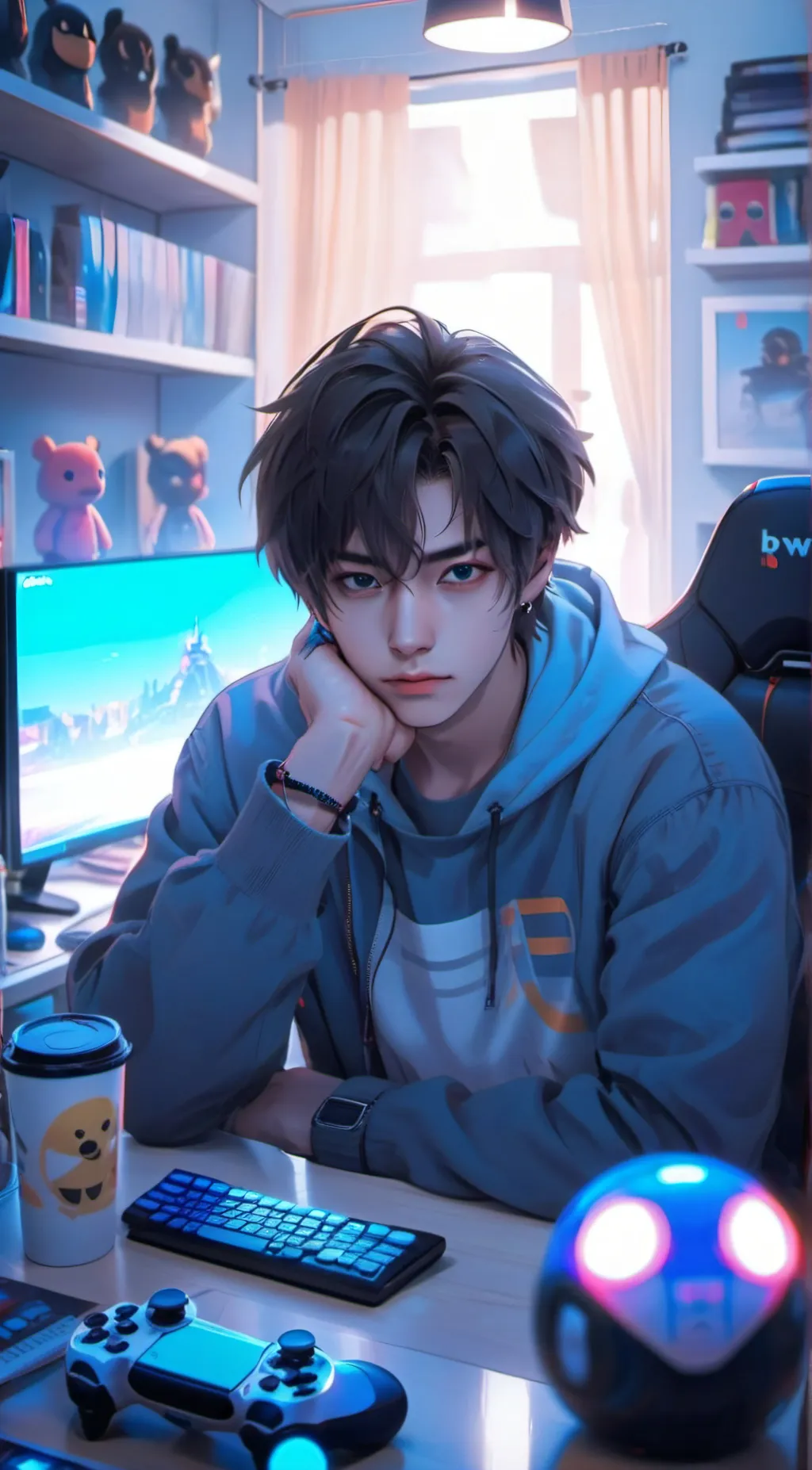 ai character: Noah  background