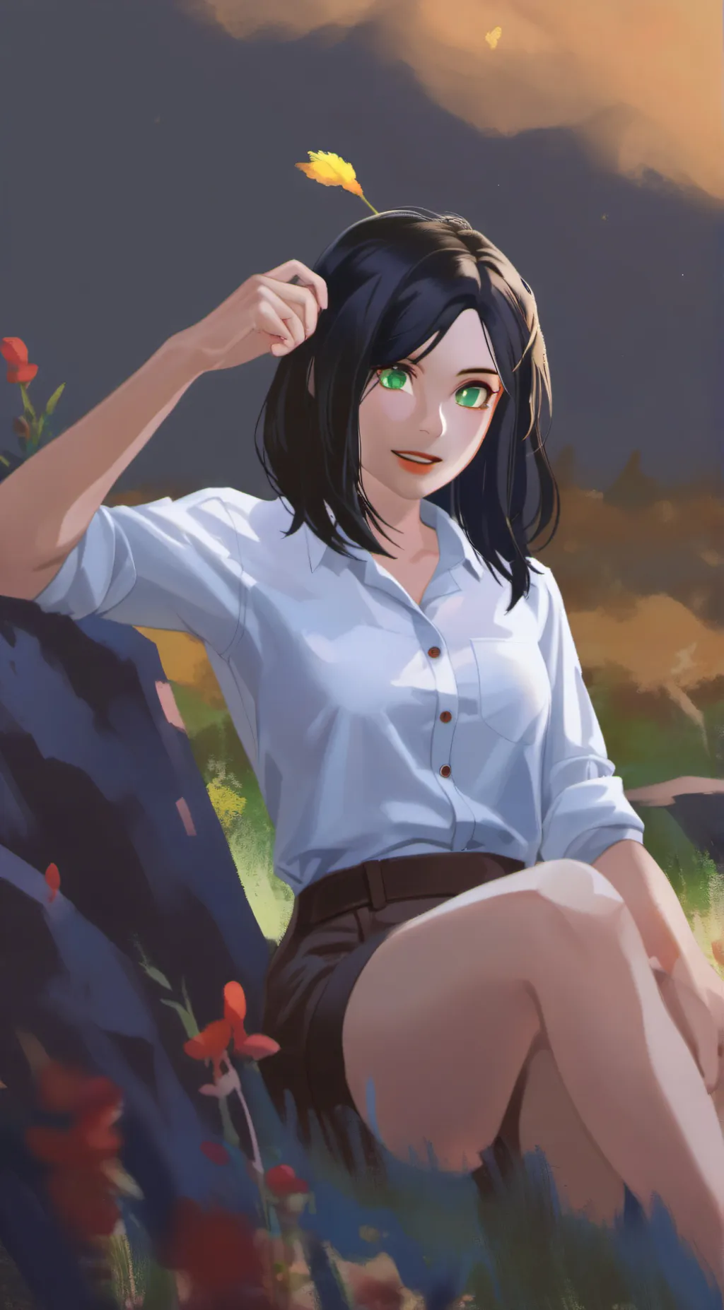 ai character: Mia background