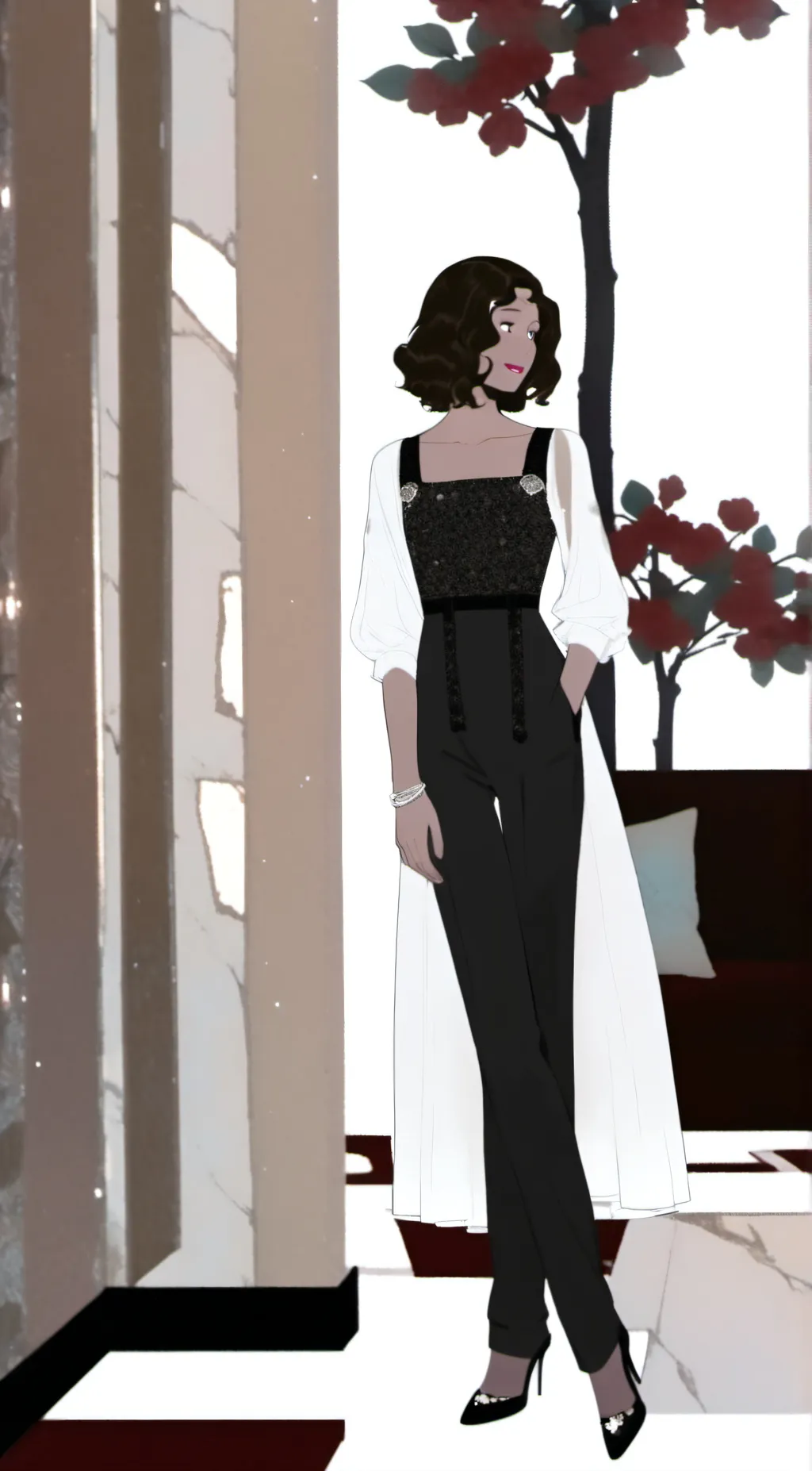 ai character: goddess of earth background