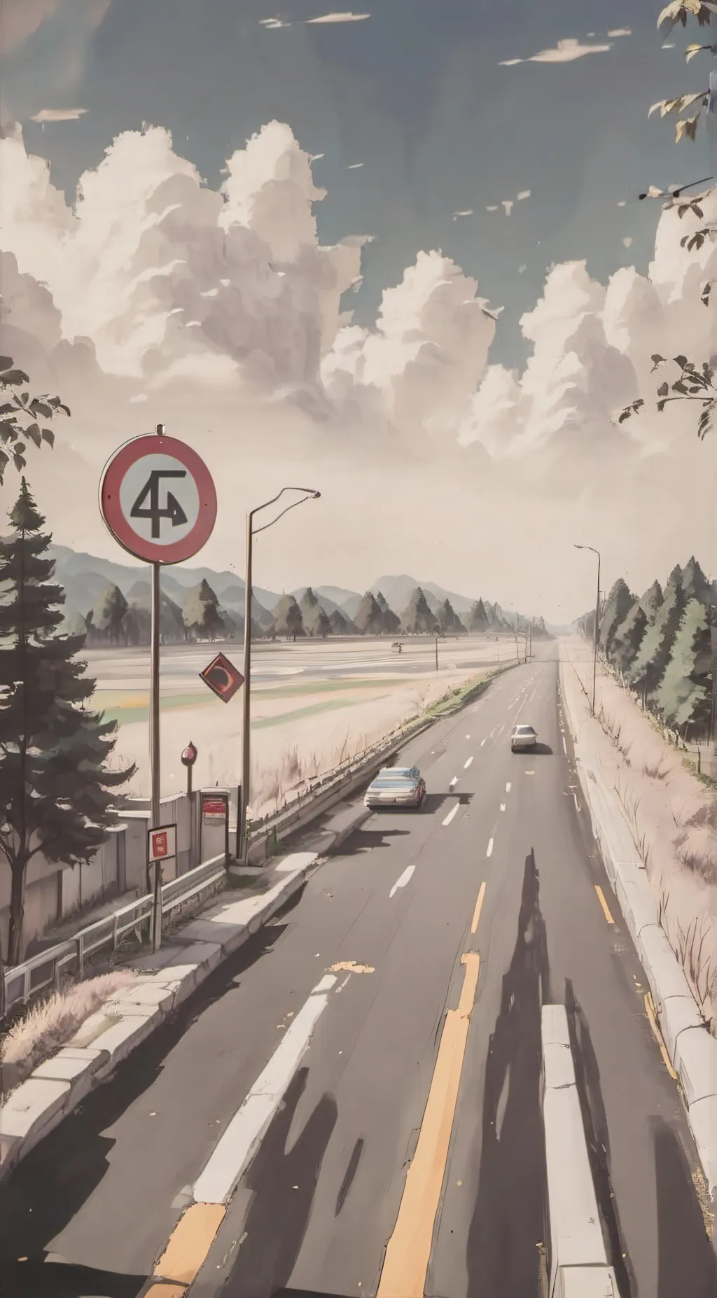 ai character: heaven background