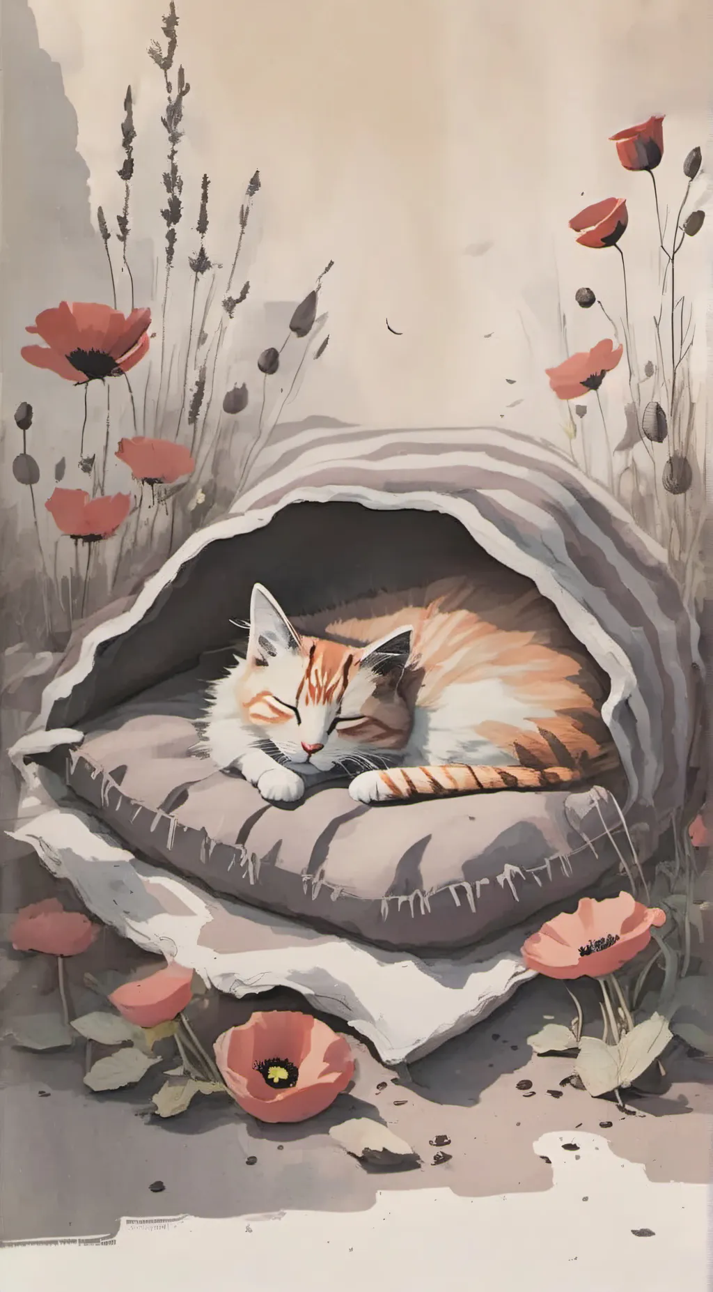 ai character: catnap background