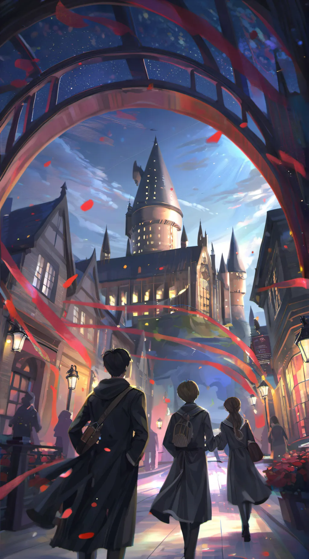 ai character: Hogwarts background