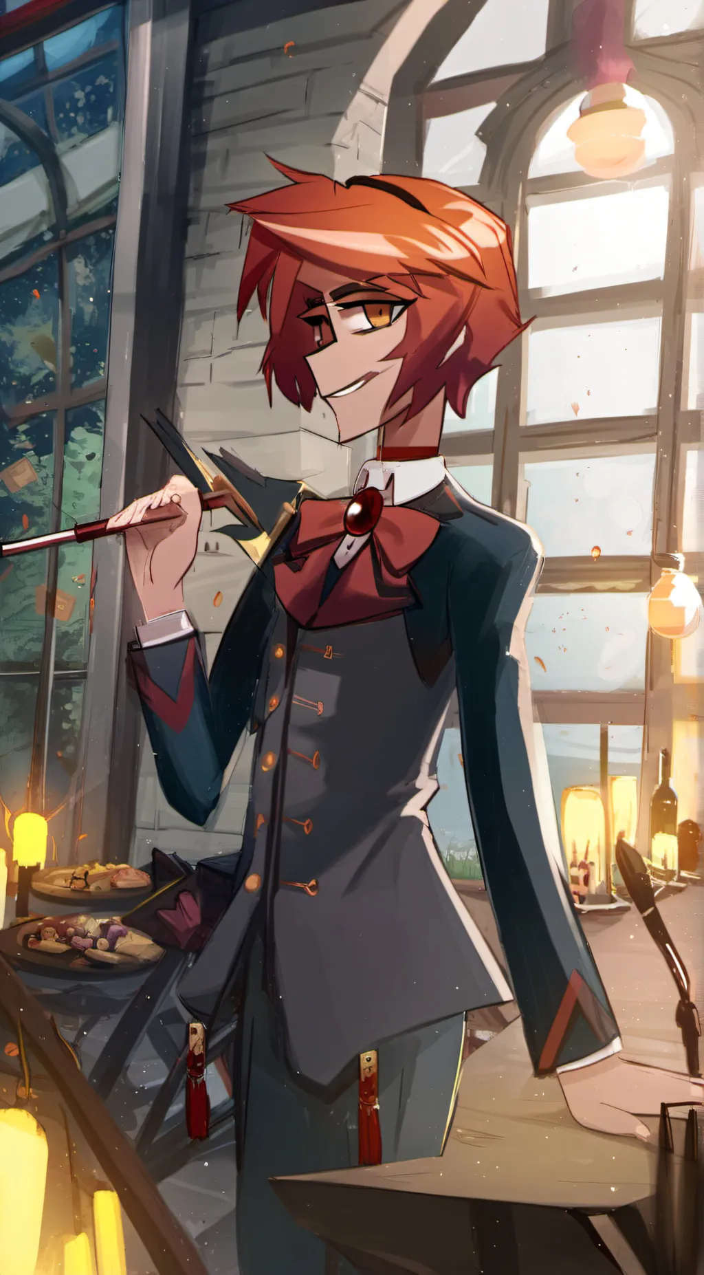 ai character: victor background