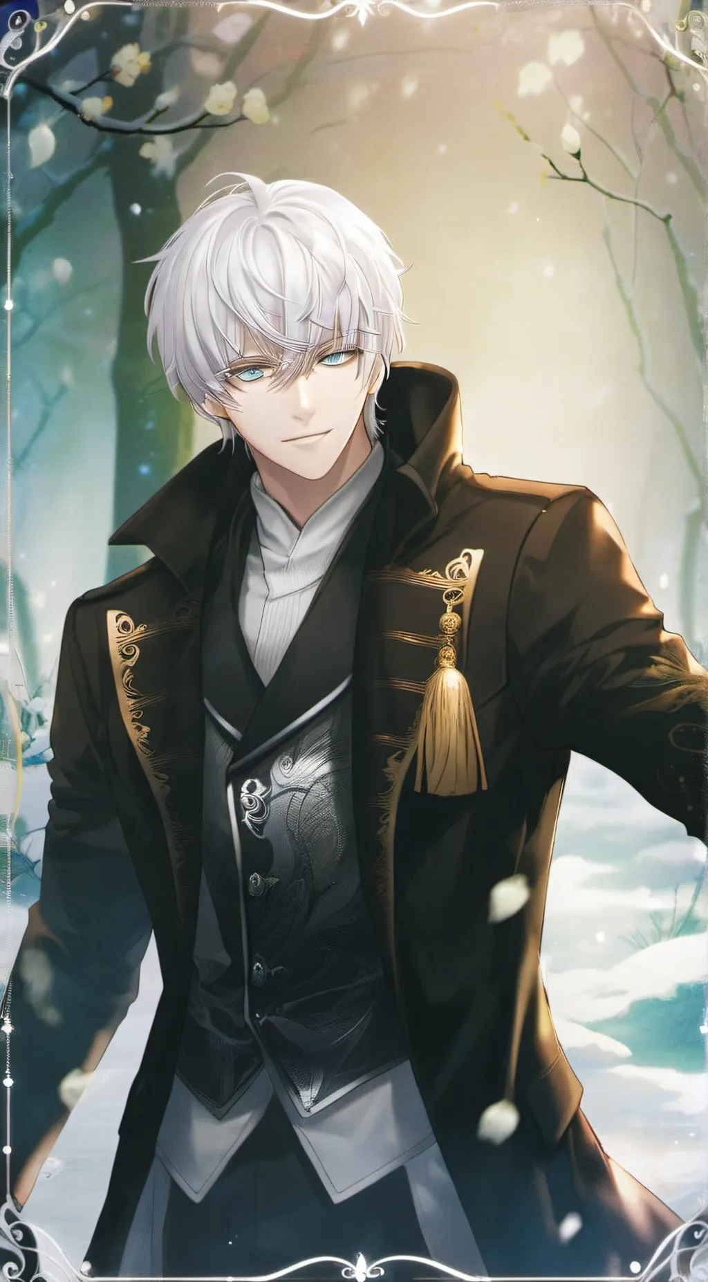 ai character: Aaron ⚜️ background