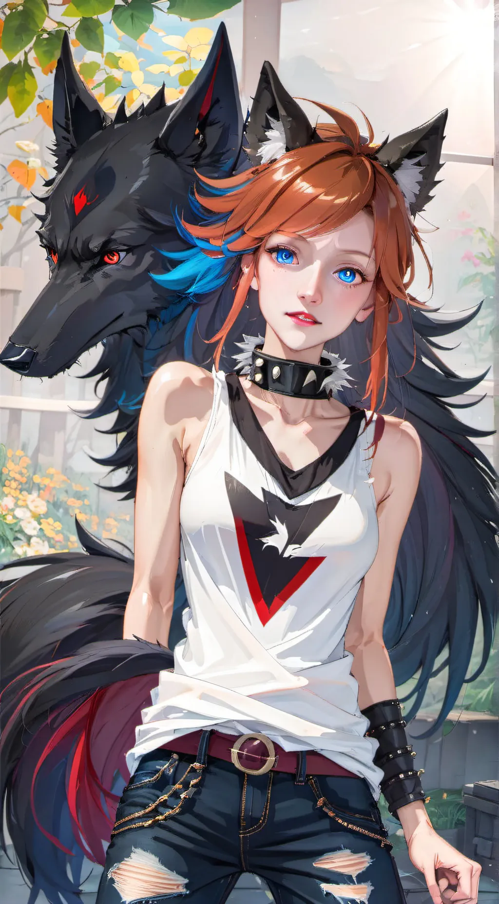 ai character: luna background