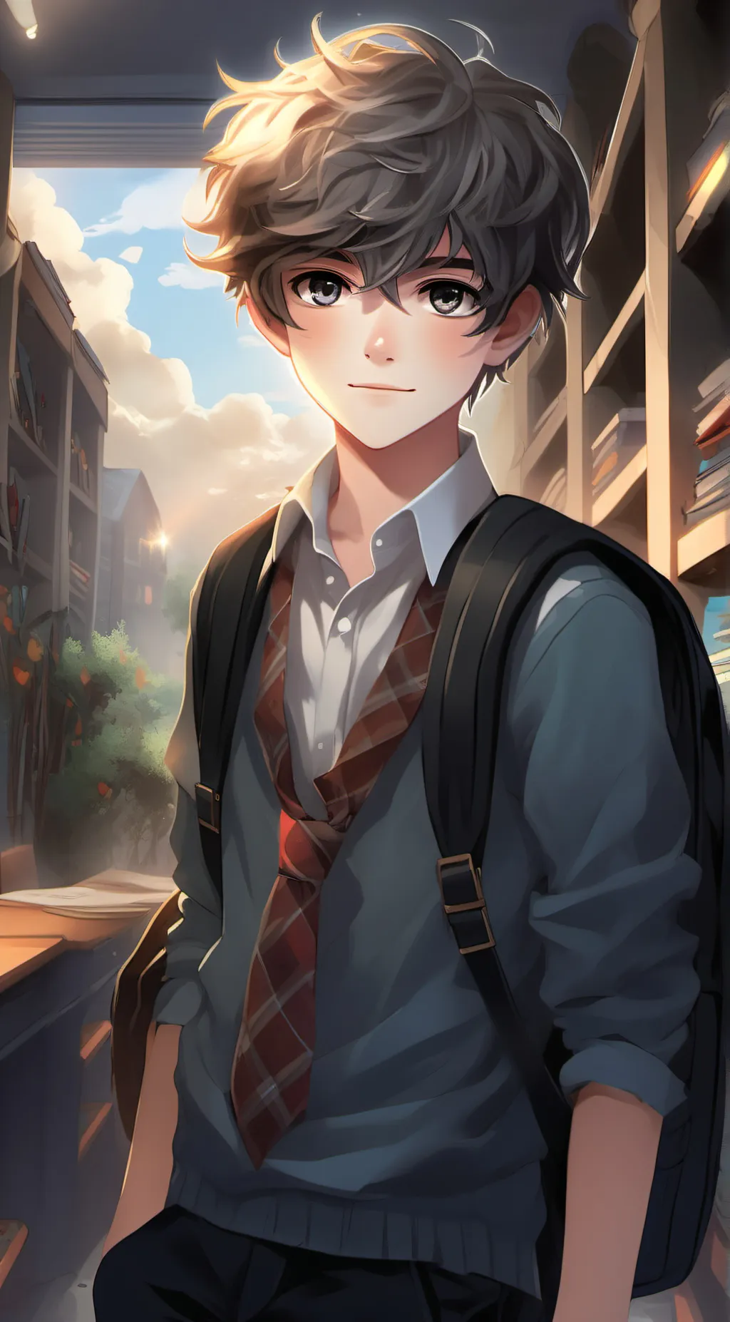 ai character: Simon background