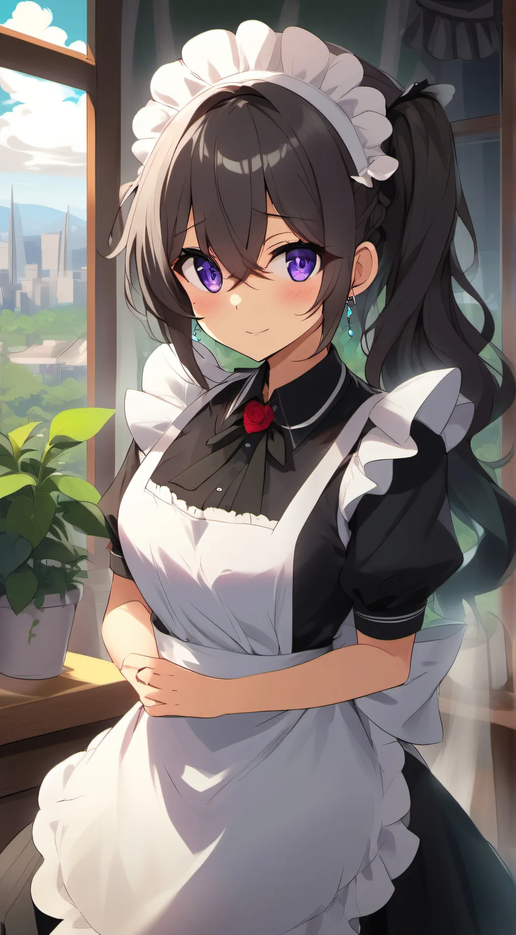 ai character: ♥️zoie background