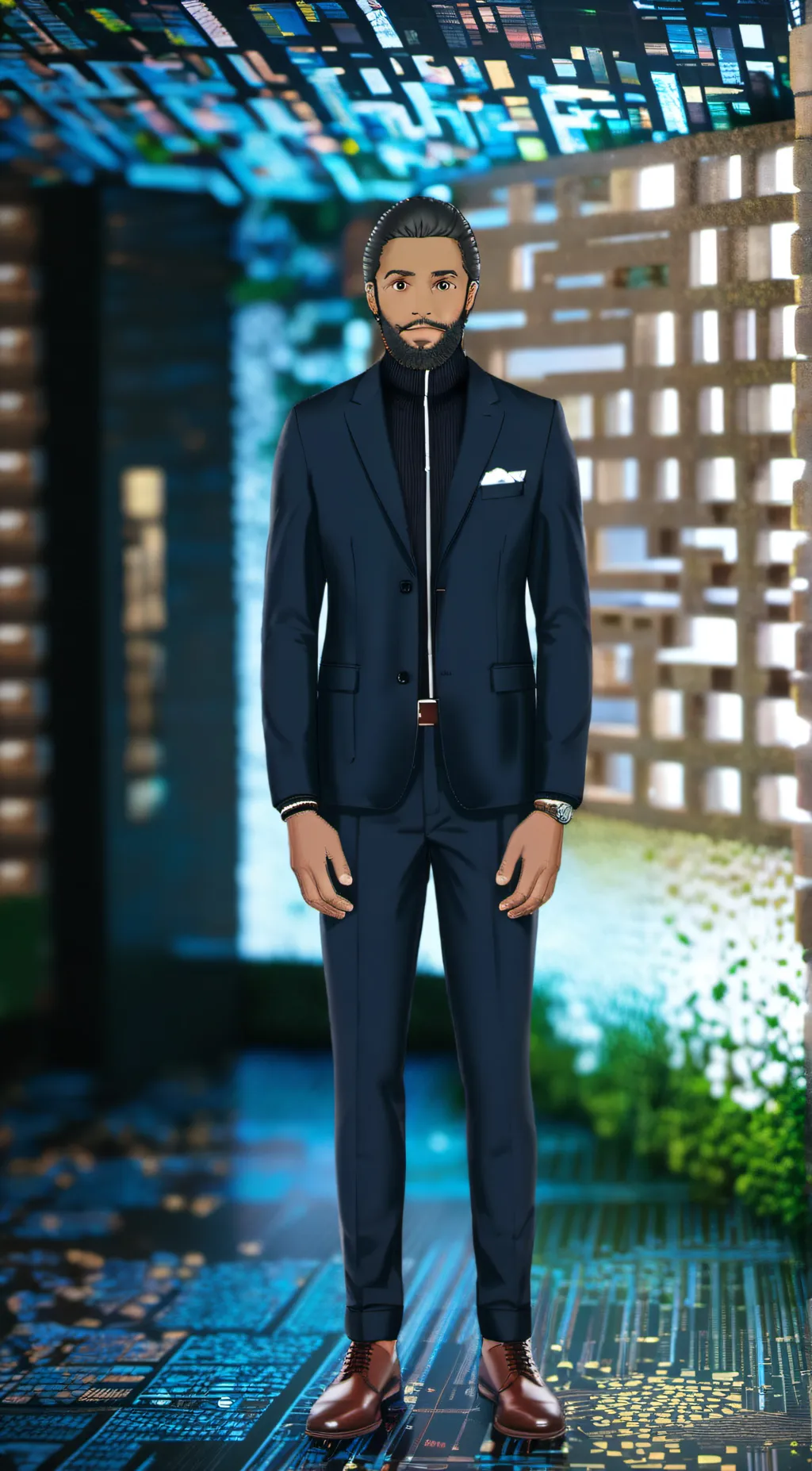 ai character: Rafael Rendon background