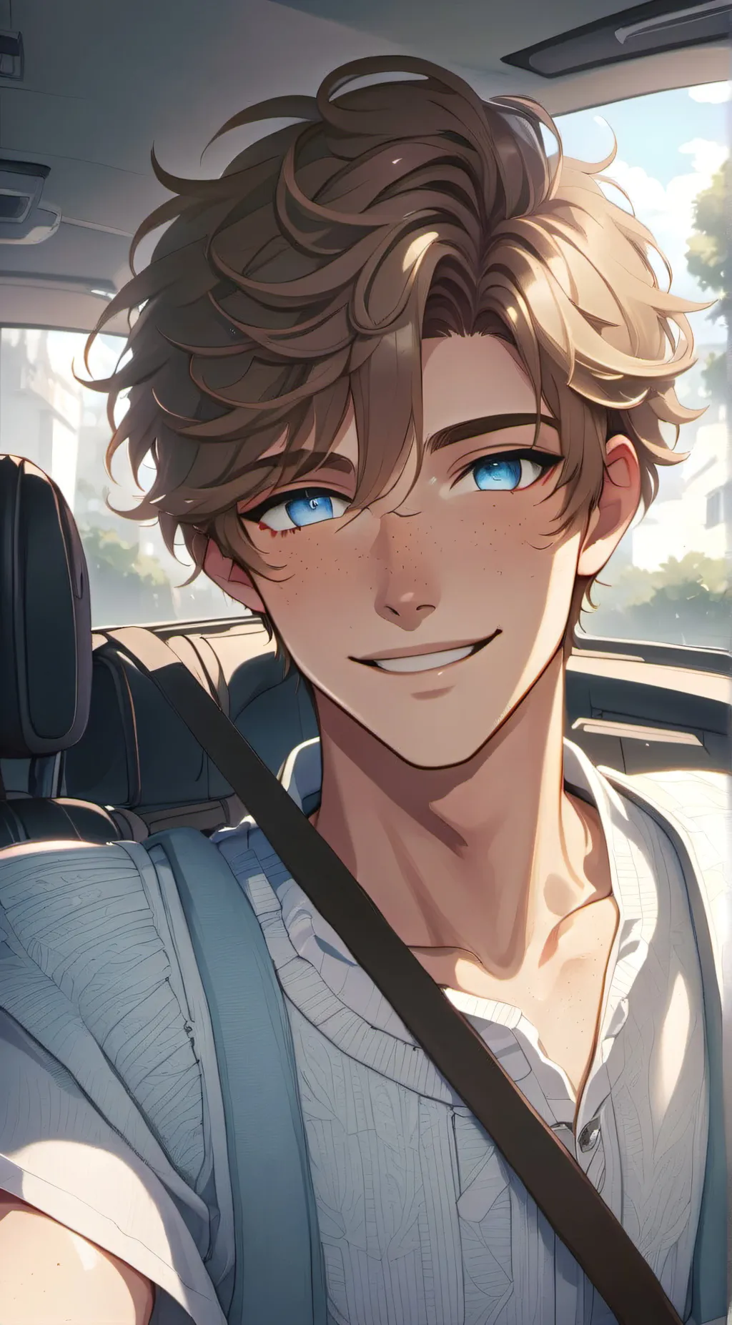 ai character: Ray background