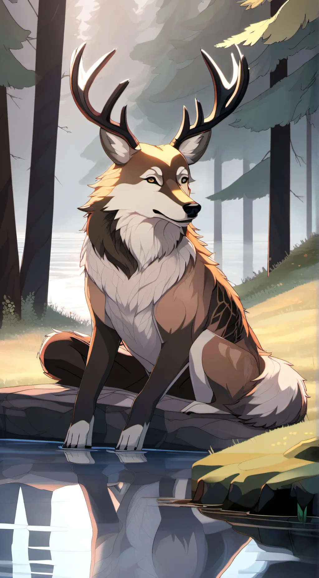 ai character: Micheal  background