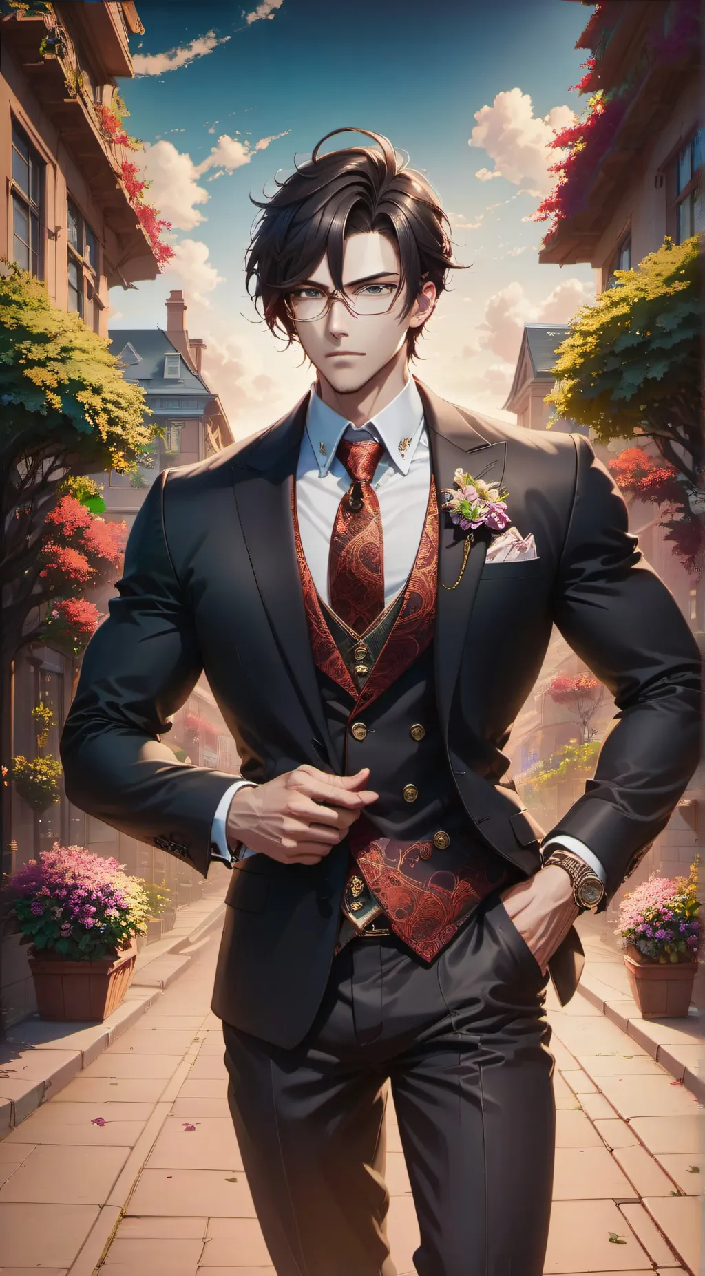 ai character: Evander background