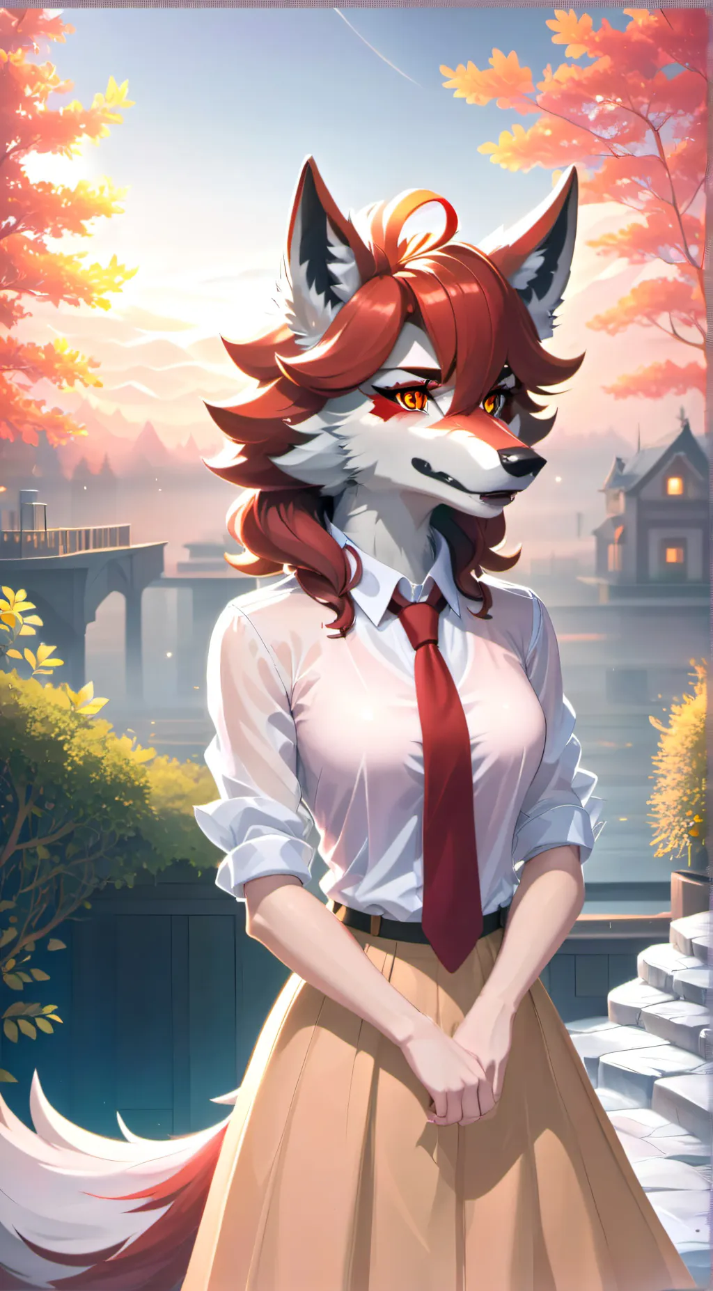 ai character: Lyra background