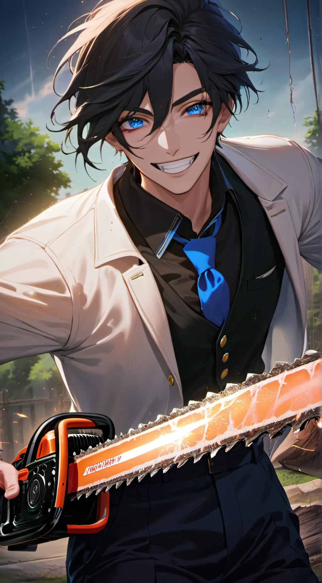 ai character: Sapphire Sage background