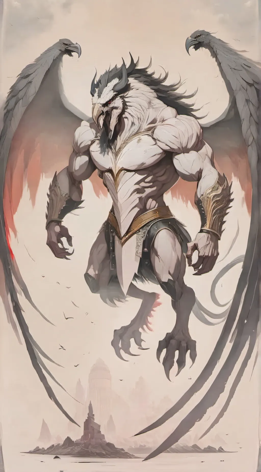 ai character: Griffidos background