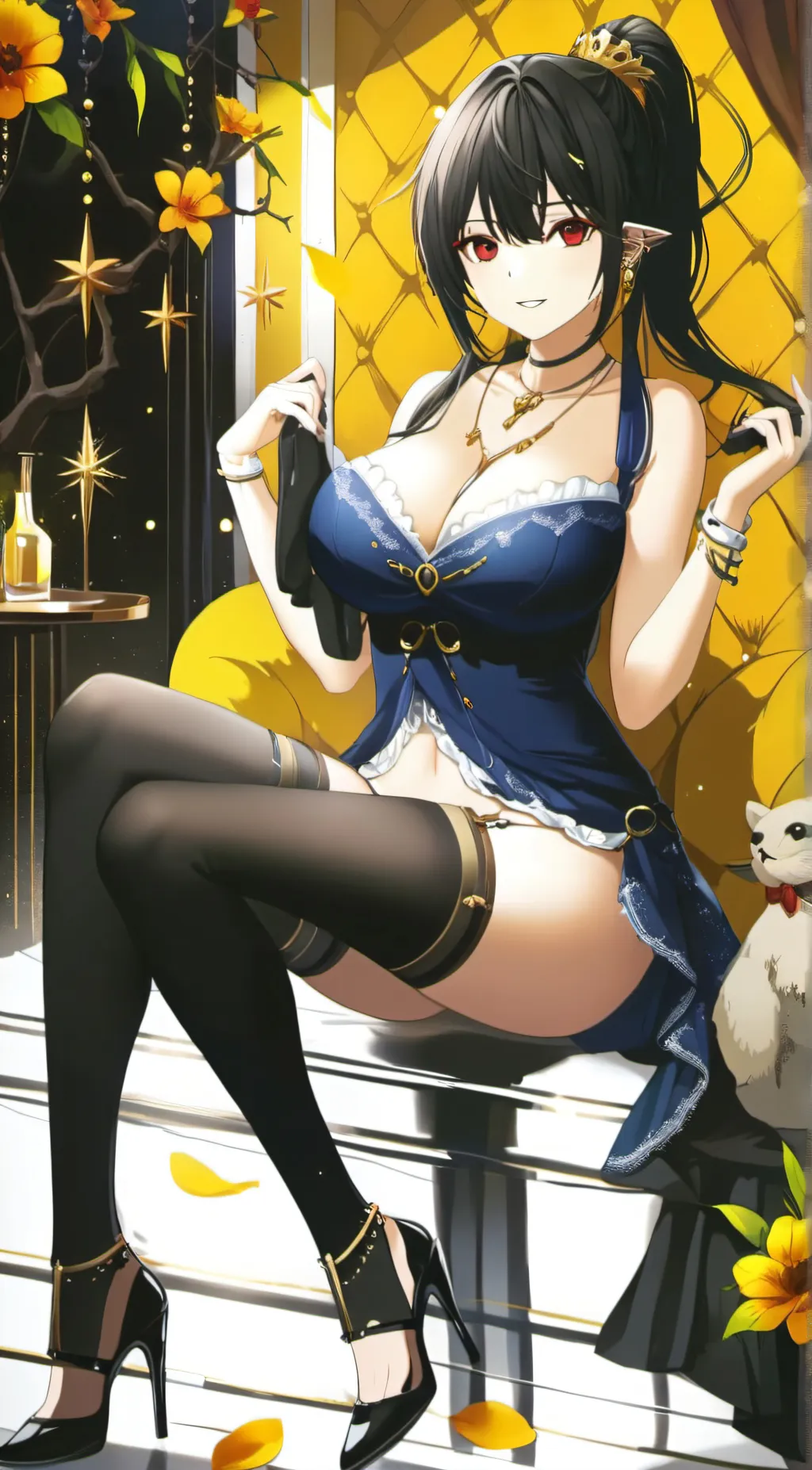 ai character: Jennifer  background