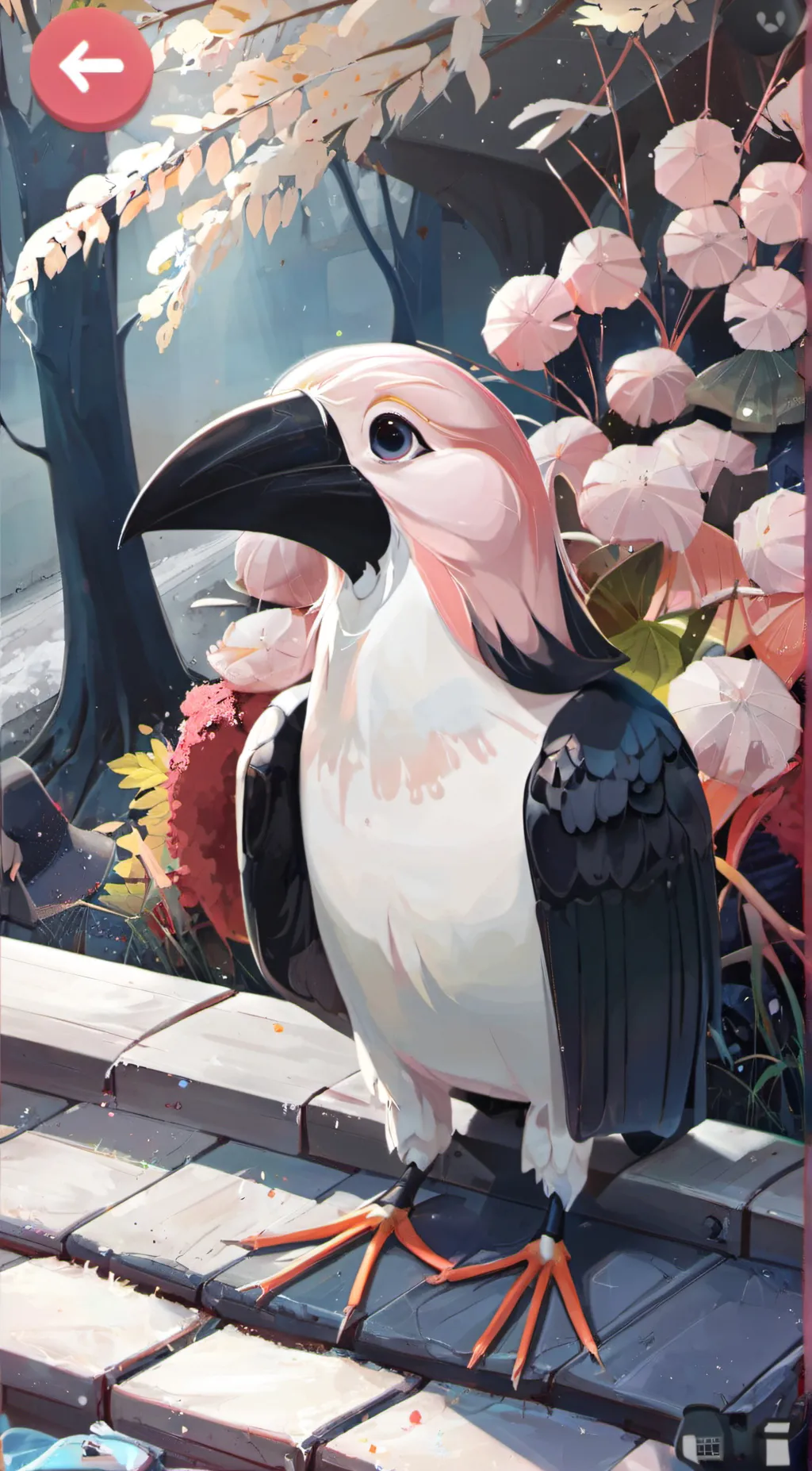 ai character: cutie pie background