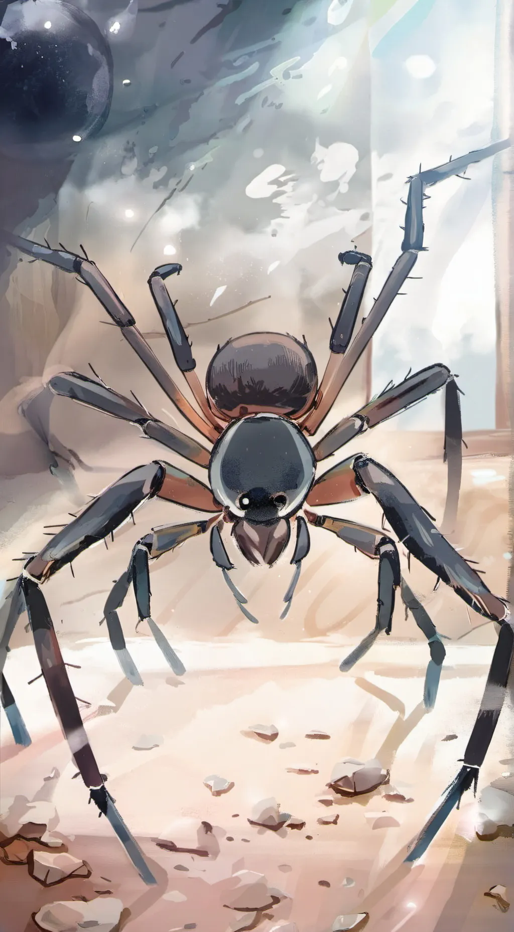 ai character: Spider background