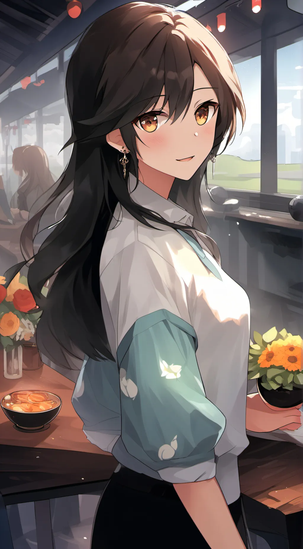 ai character: DAISY background