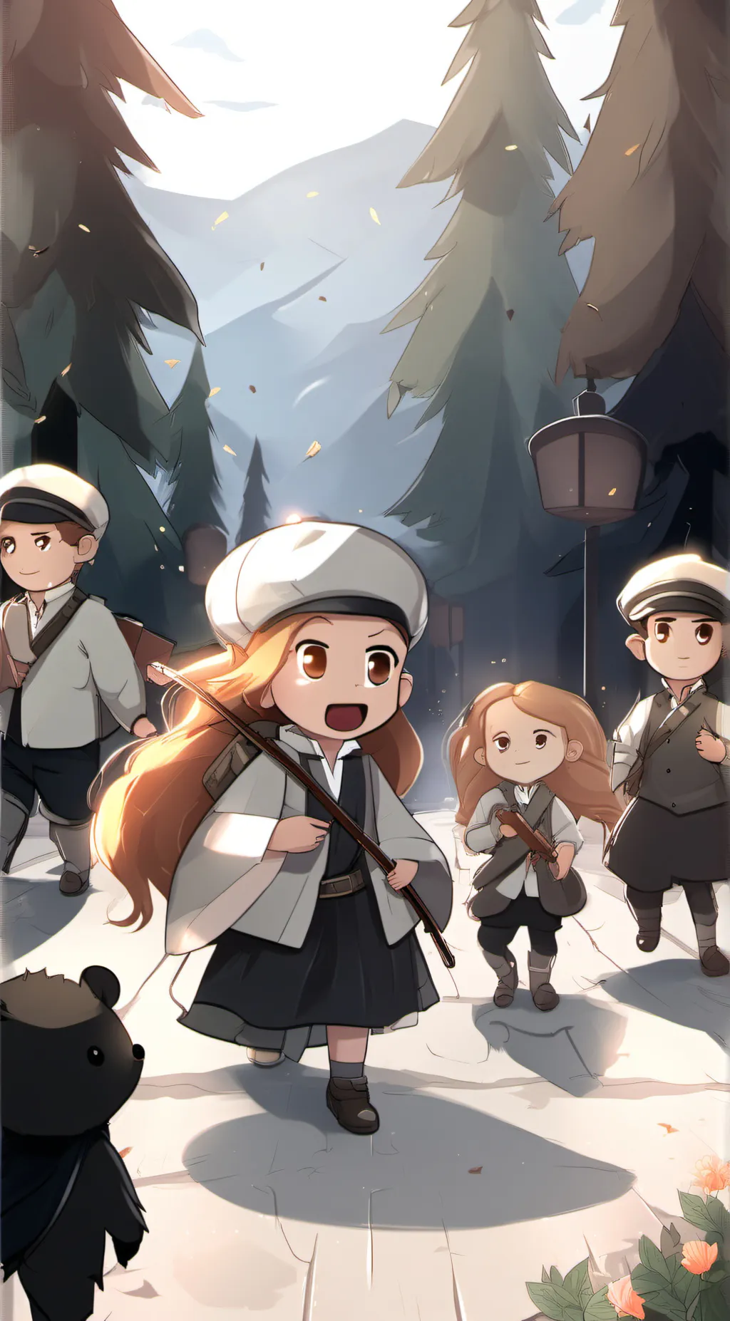 ai character: lily  background