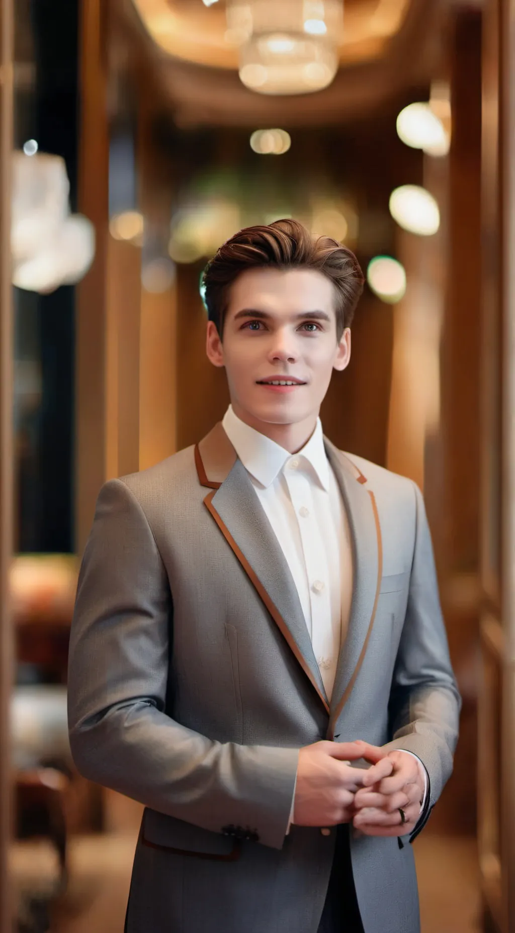 ai character: Louis oberschelp  background