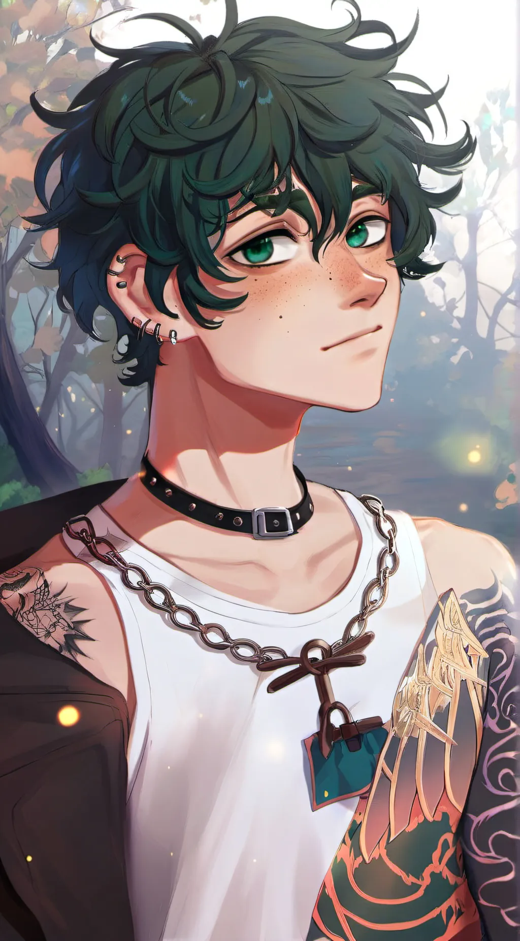 ai character: Deku background