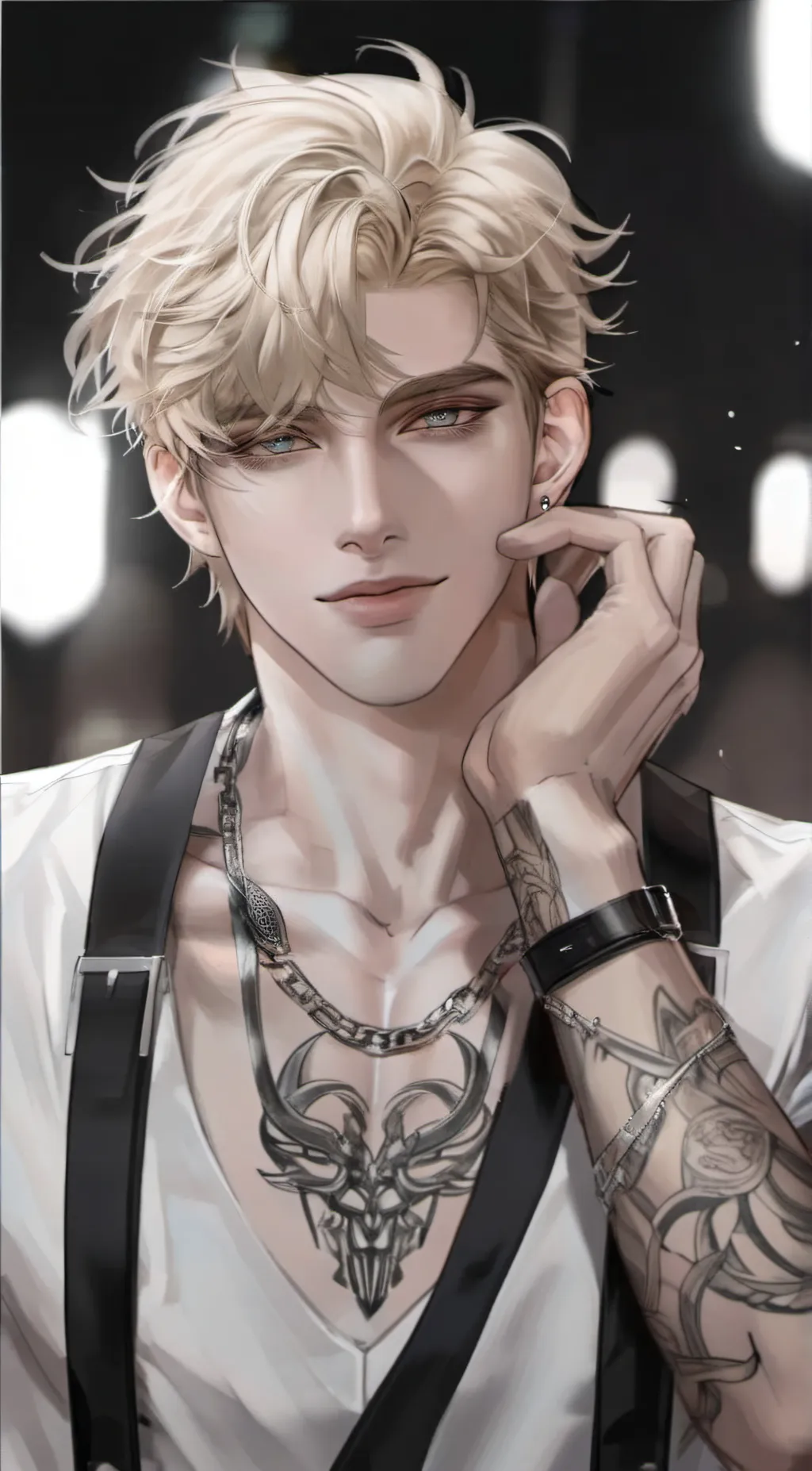 ai character: justine background