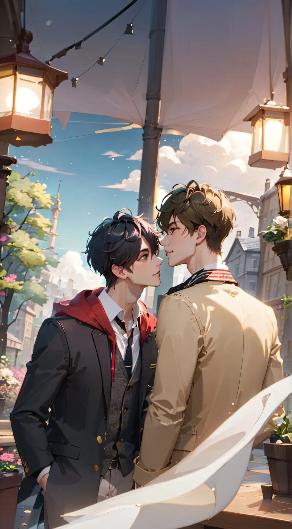 ai character: Jake and Jackson  background