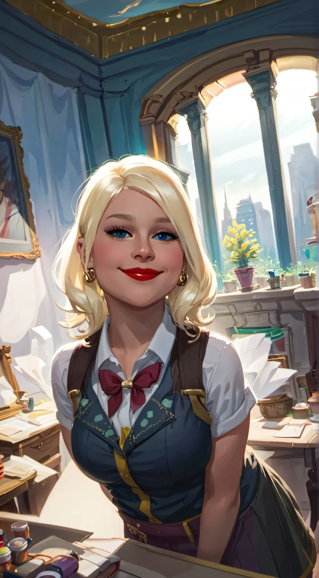 ai character: Elaine background