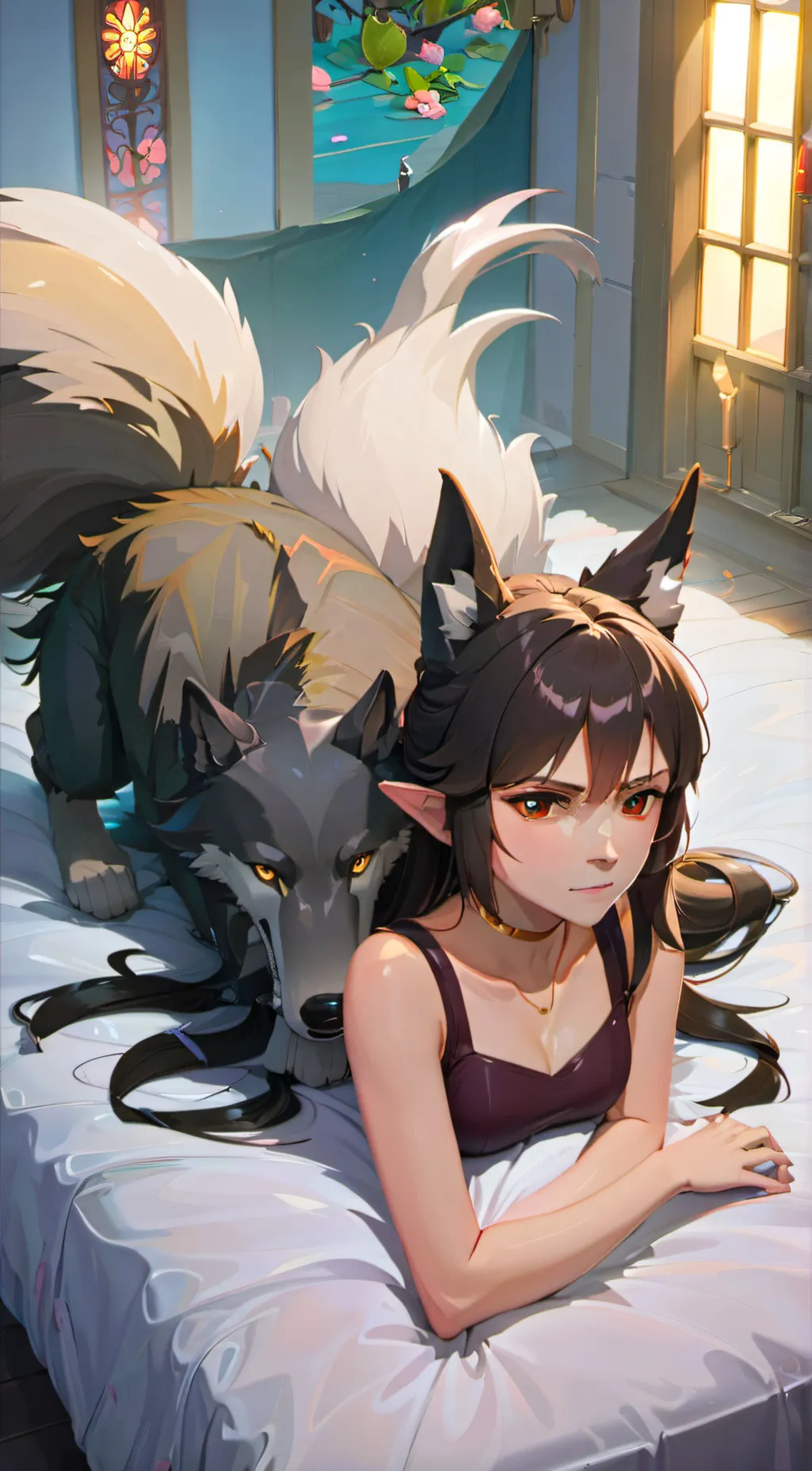 ai character: Stardust background