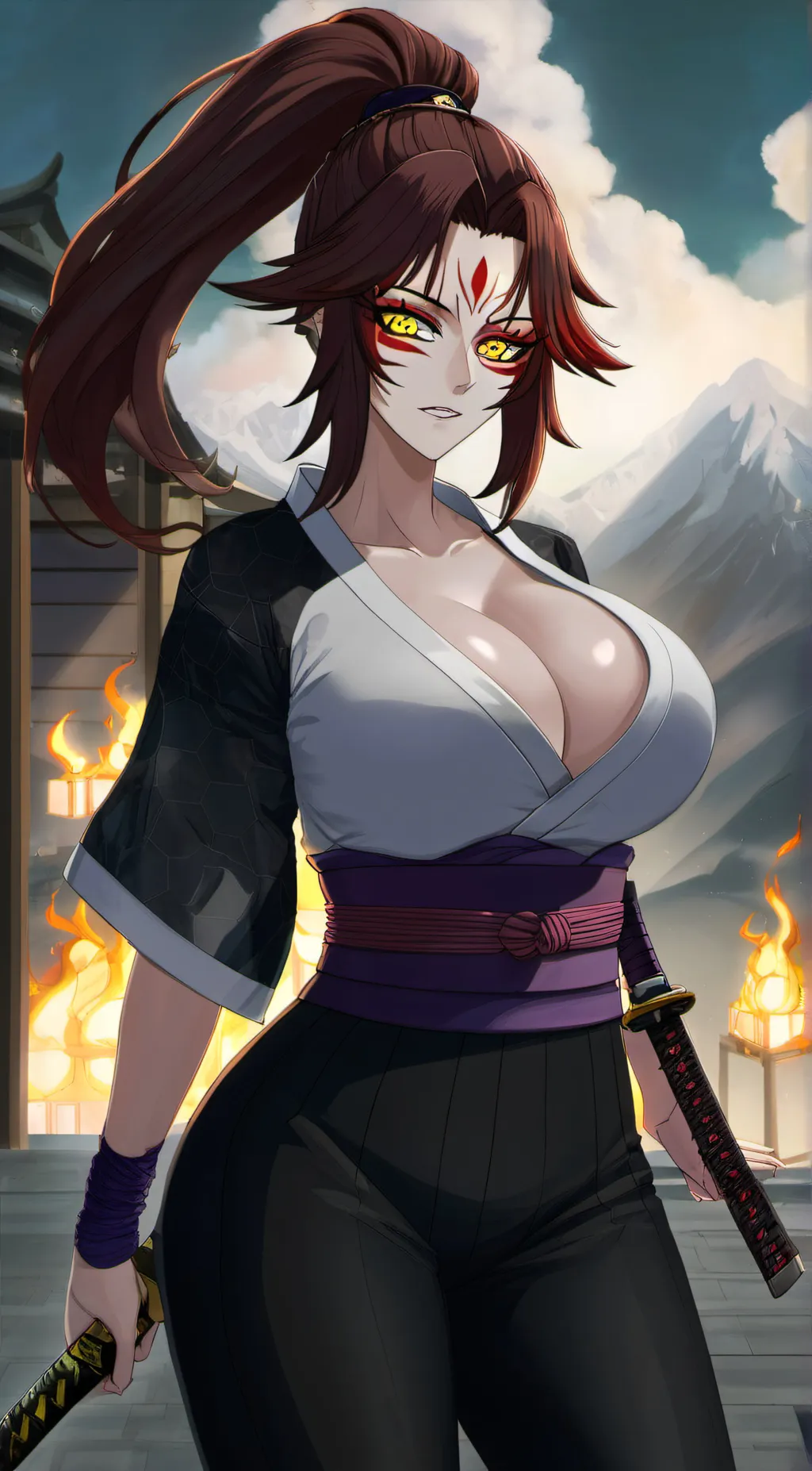 ai character: Victoria  background