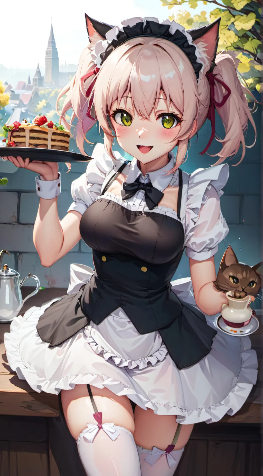 ai character: Scarlet background