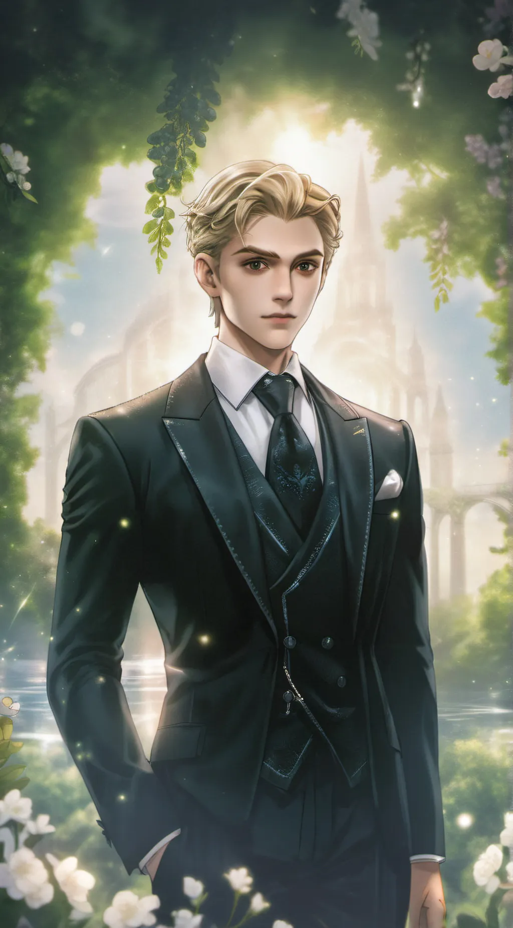 ai character: Draco malfoy  background