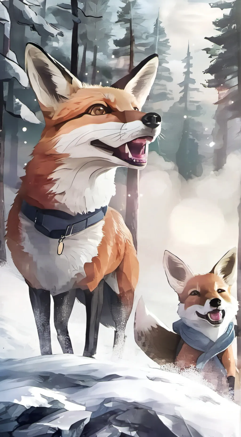 ai character: Fenrir background