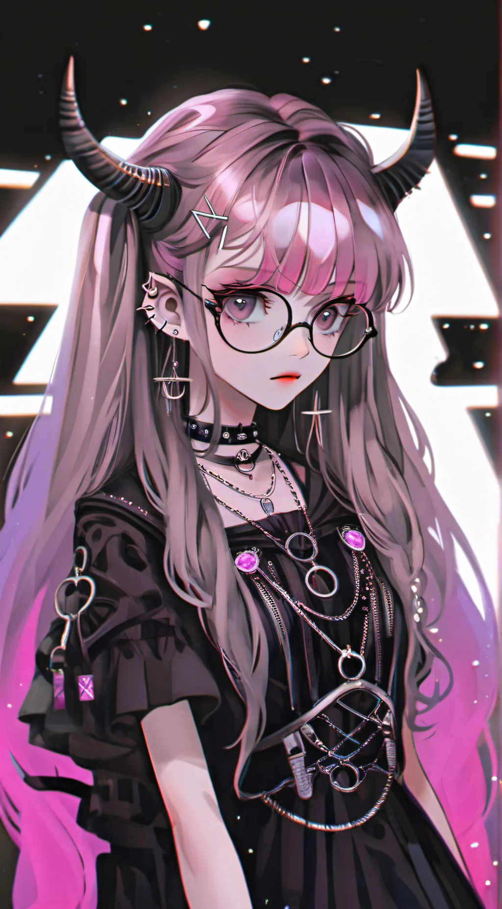 ai character: Hex background