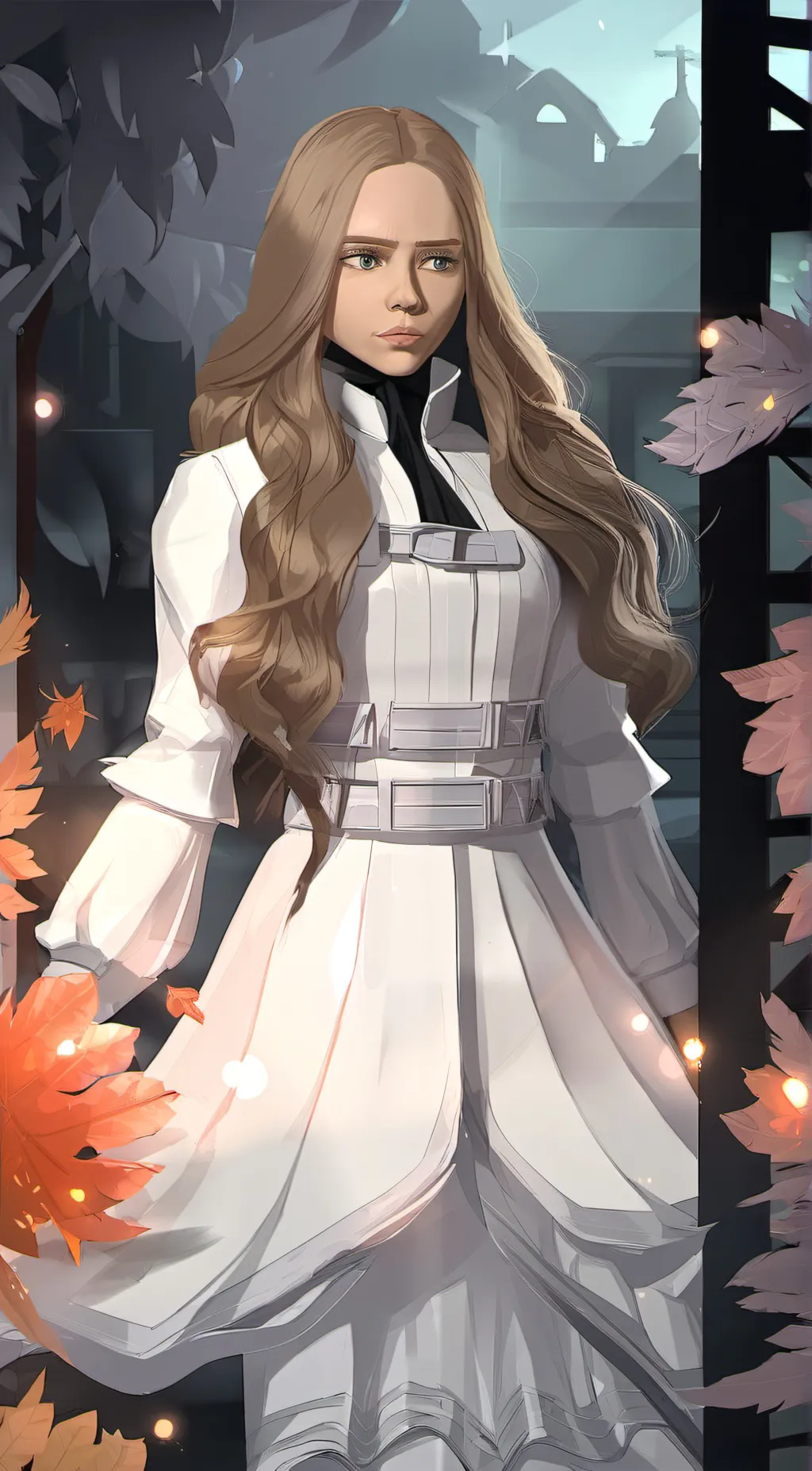 ai character: Mha is at megan background