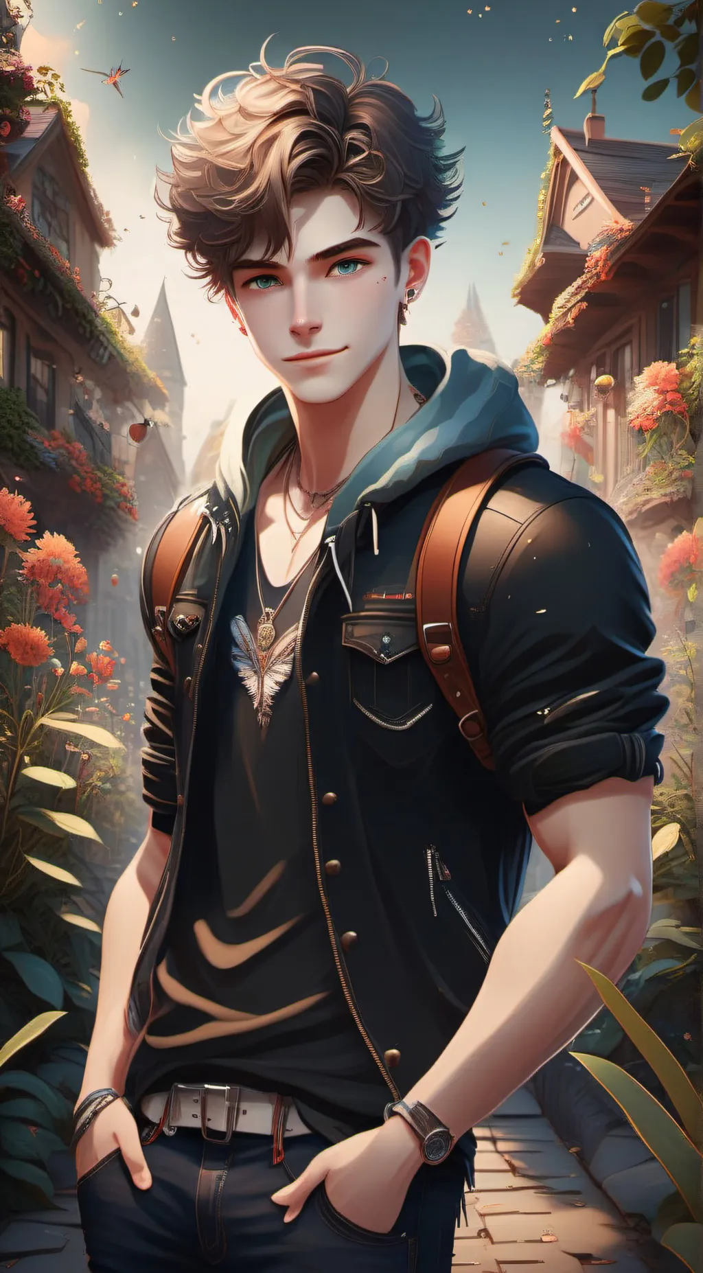 ai character: Max background