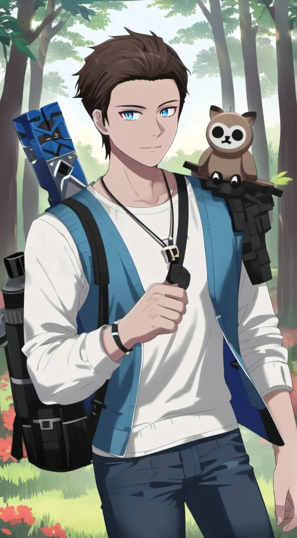 ai character: Steve background