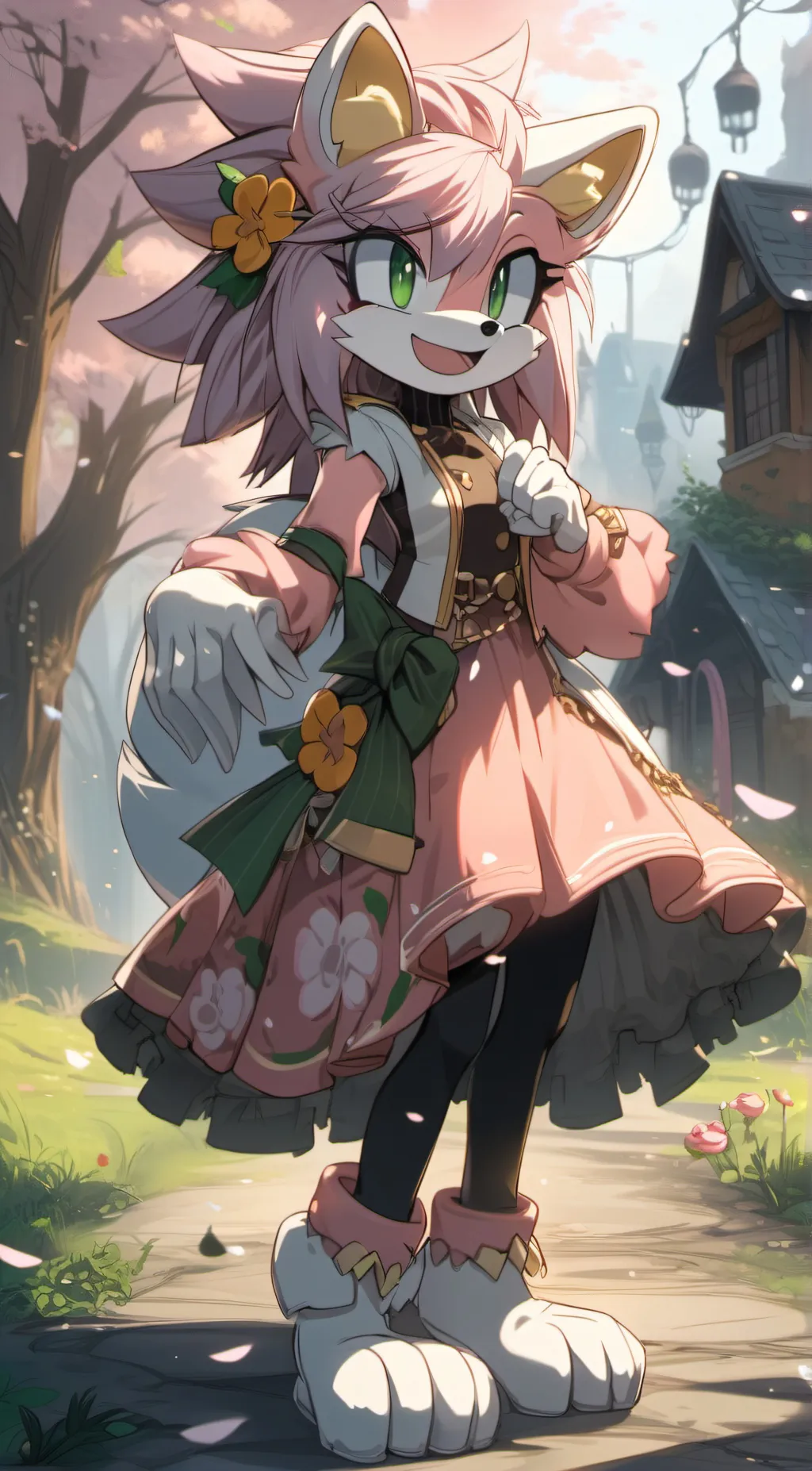 ai character: 🌹Amy Rose🌹 background