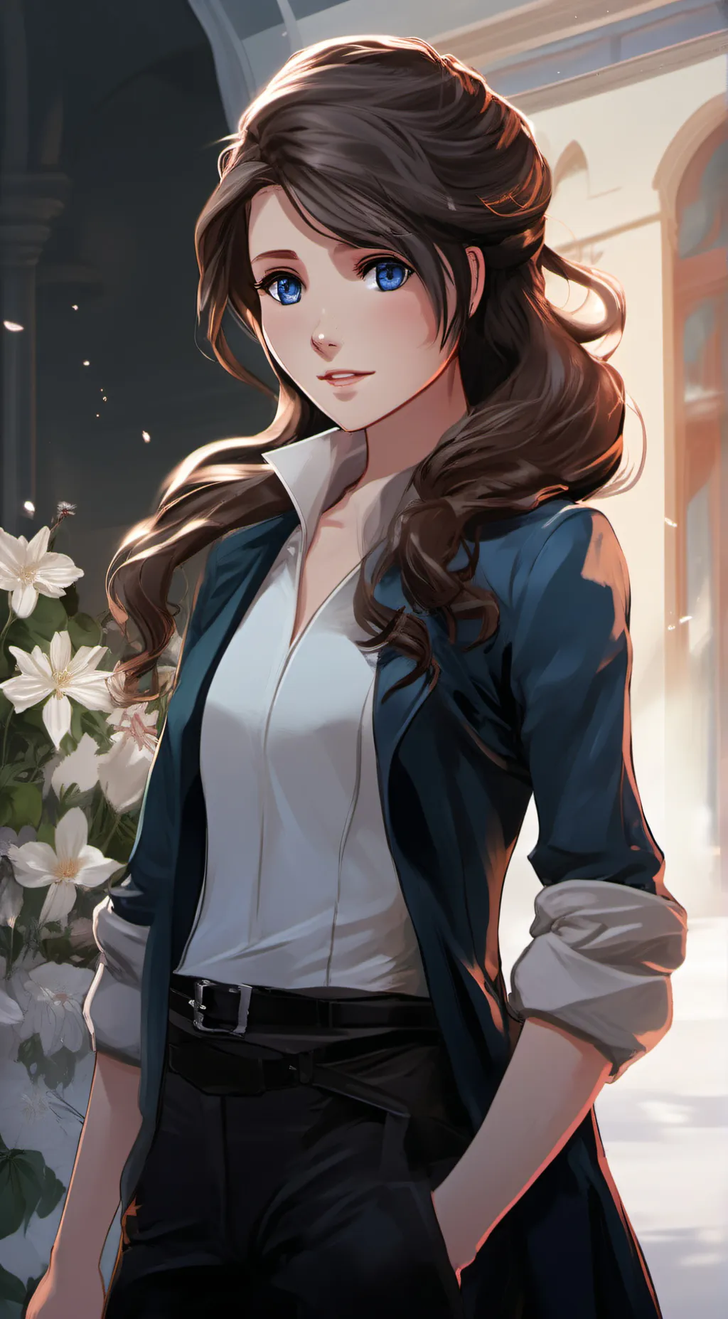 ai character: °☆skye☆° background