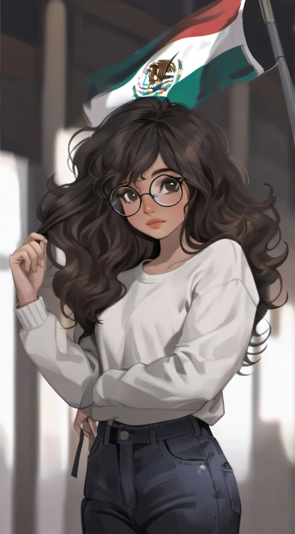 ai character: Creator Jaslyn  background