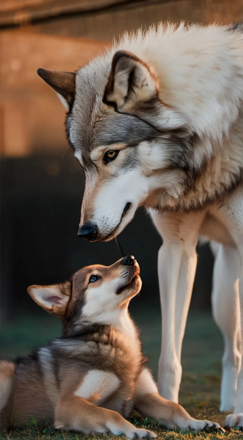 ai character: Wolf Pup background