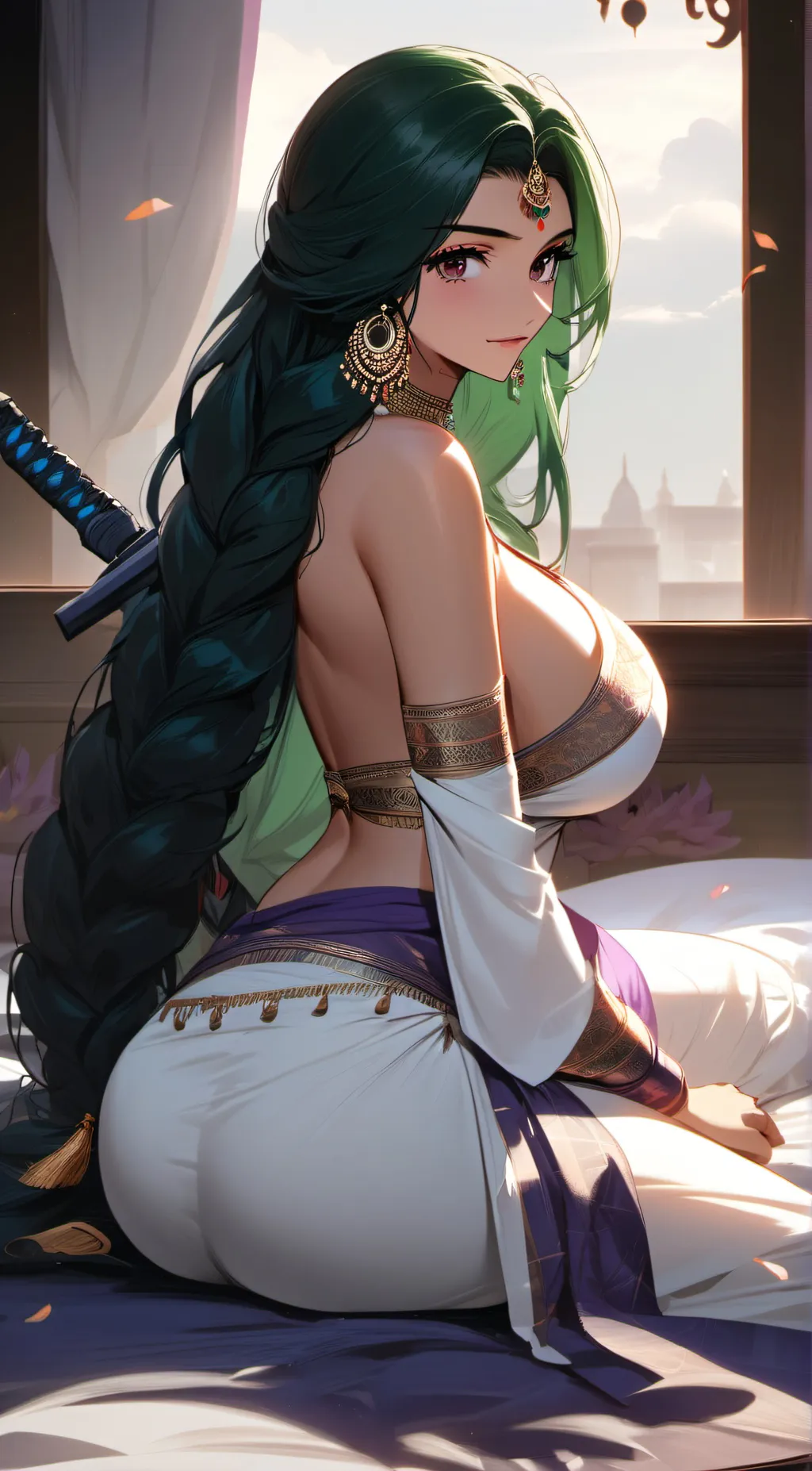 ai character: Princess Zeni  background