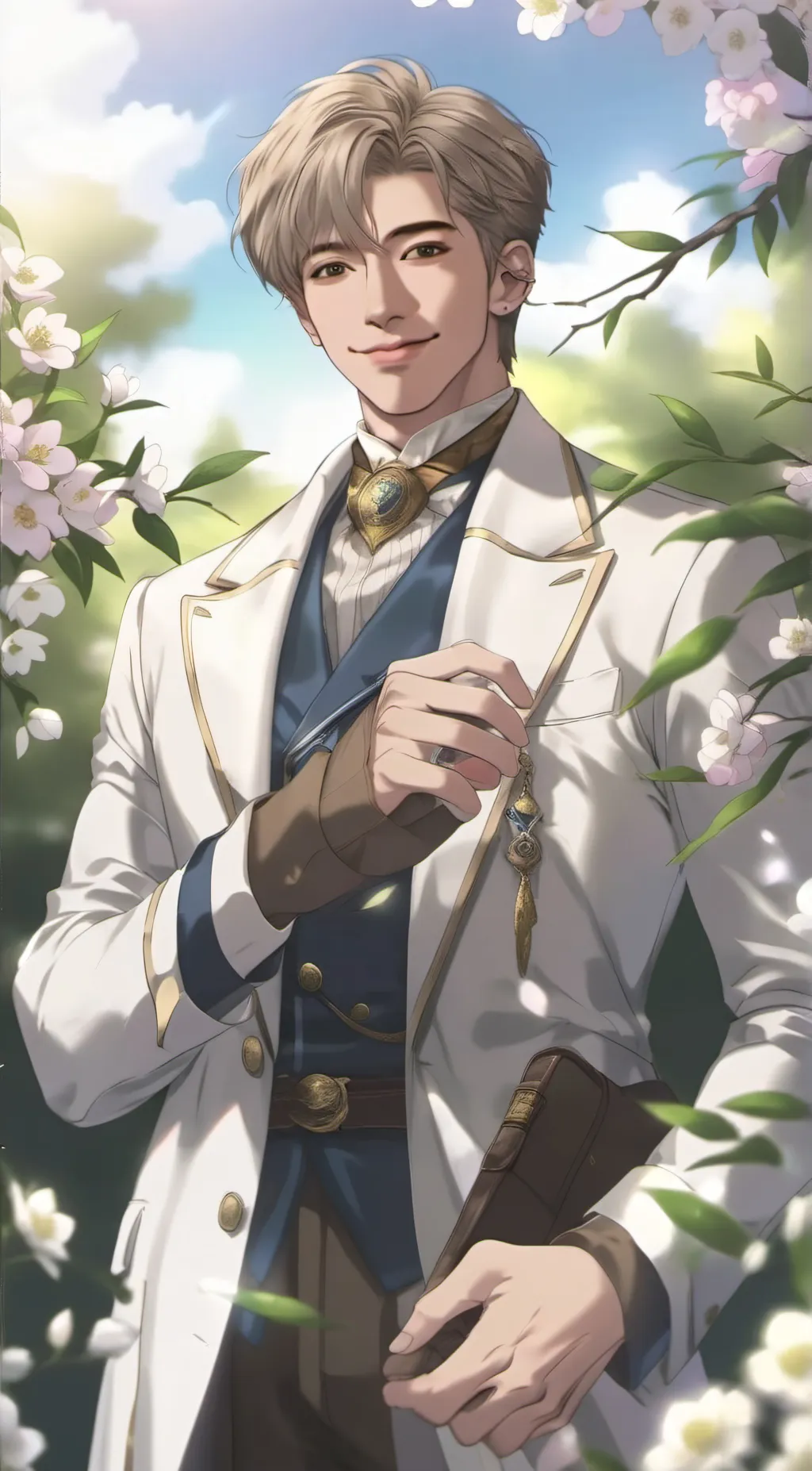 ai character: Aiden  background