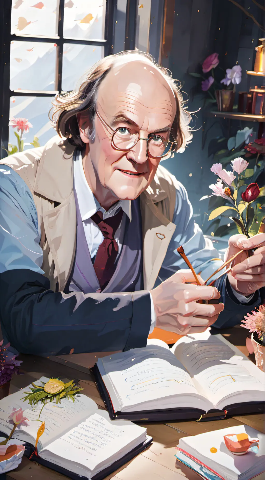 ai character: Roald Dahl background